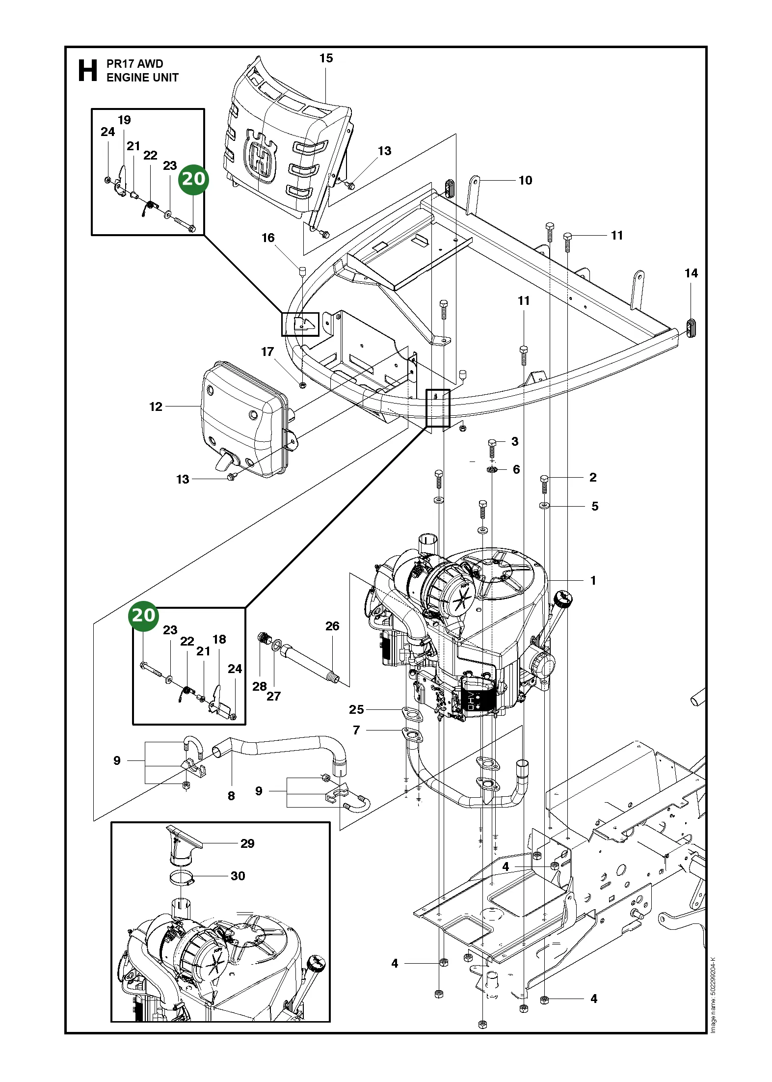 Position im Ersatzteilkatalog