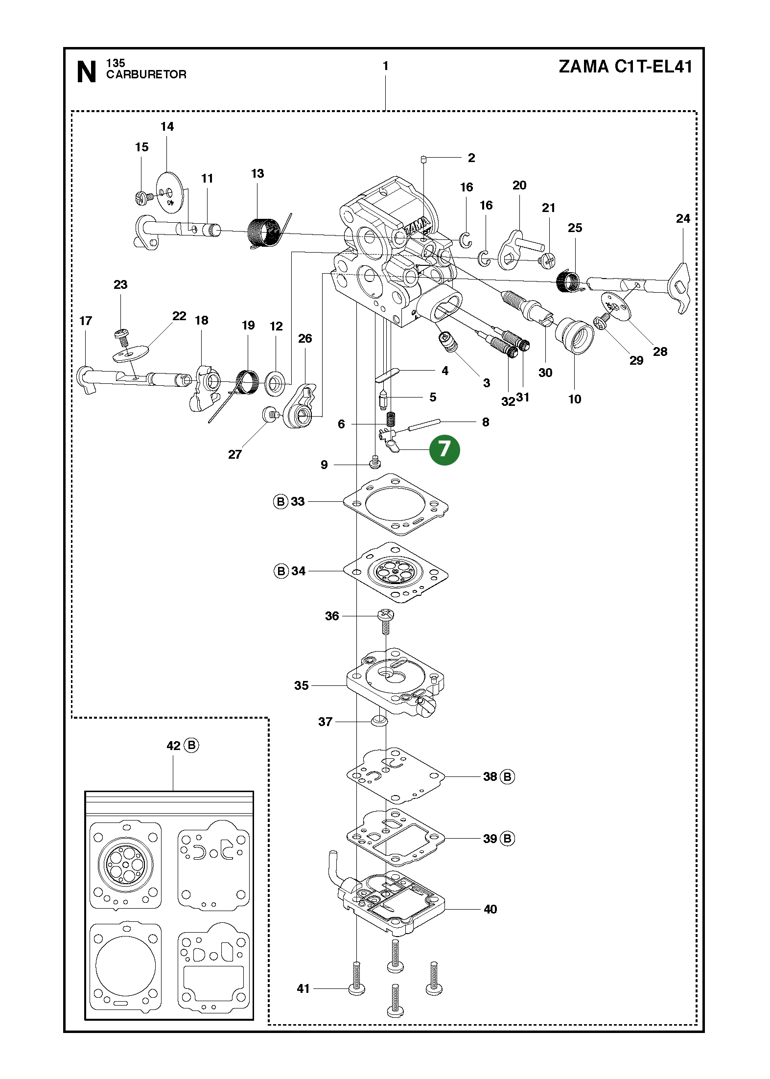 Position im Ersatzteilkatalog