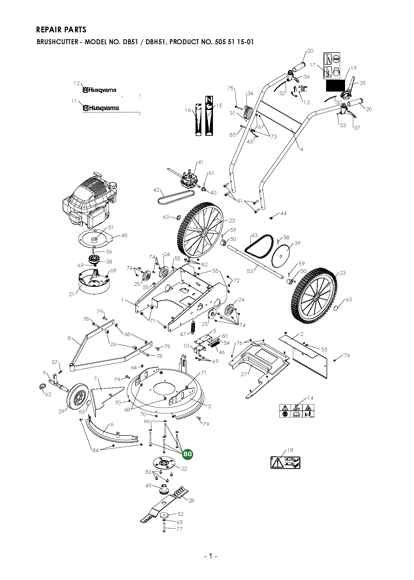 Position im Ersatzteilkatalog