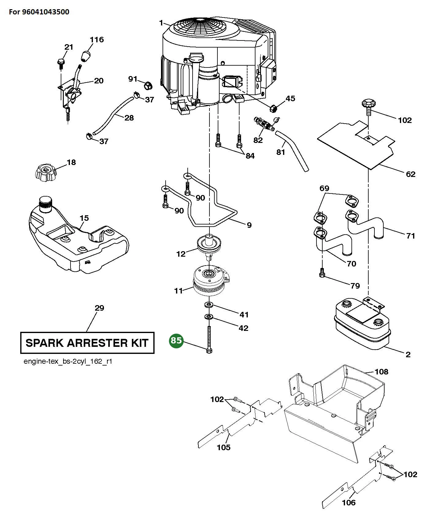 Position im Ersatzteilkatalog