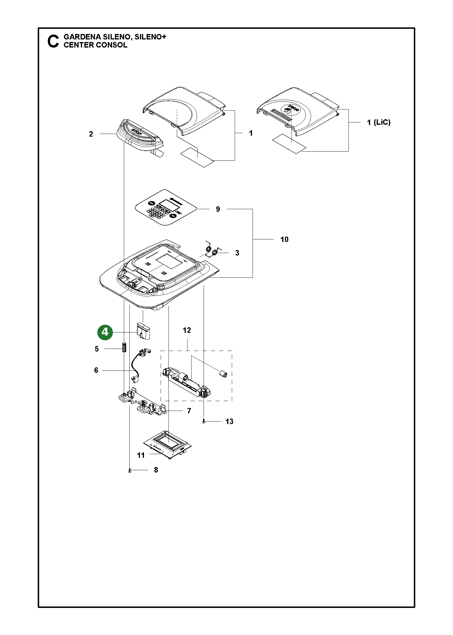 Position im Ersatzteilkatalog