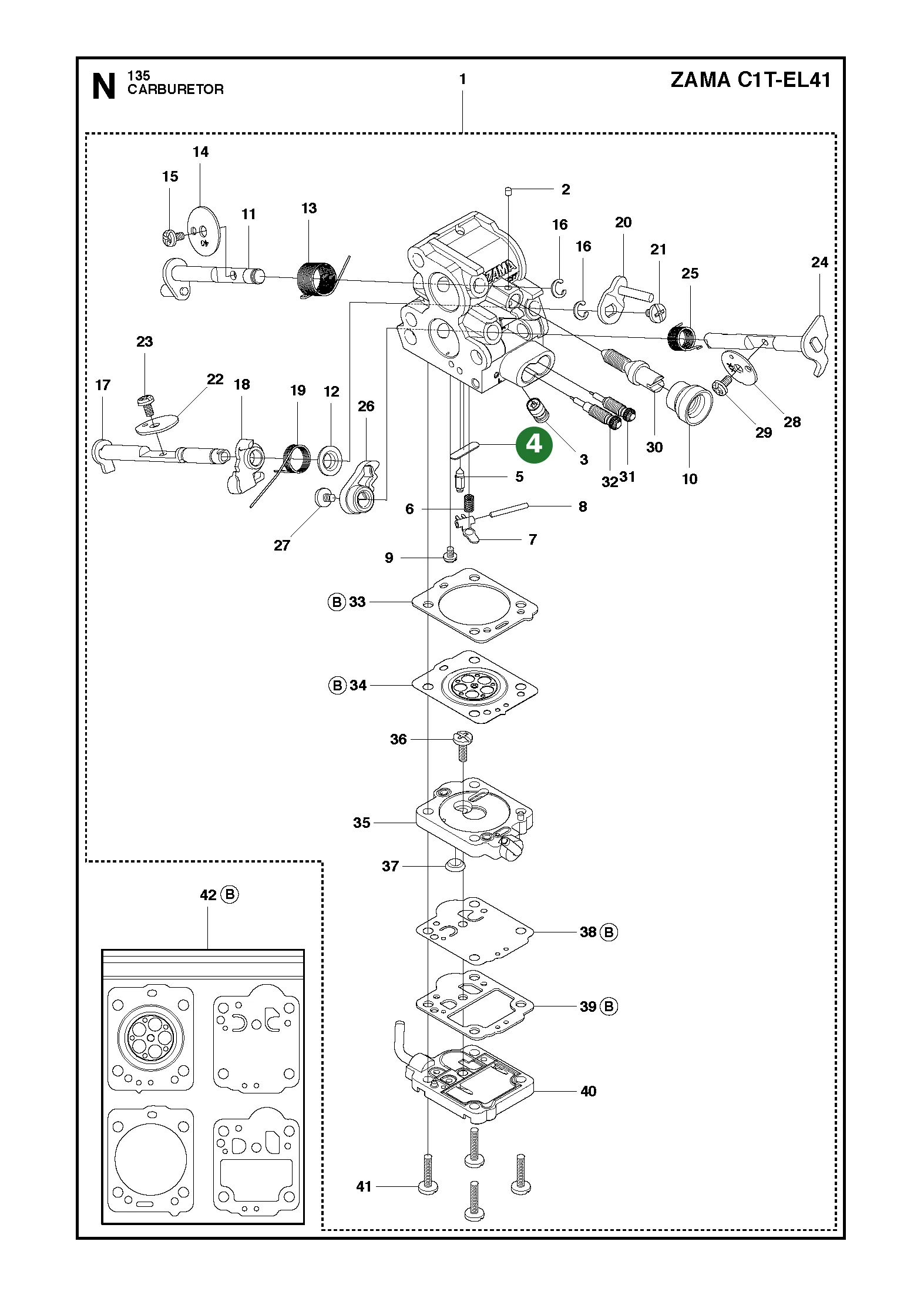 Position im Ersatzteilkatalog