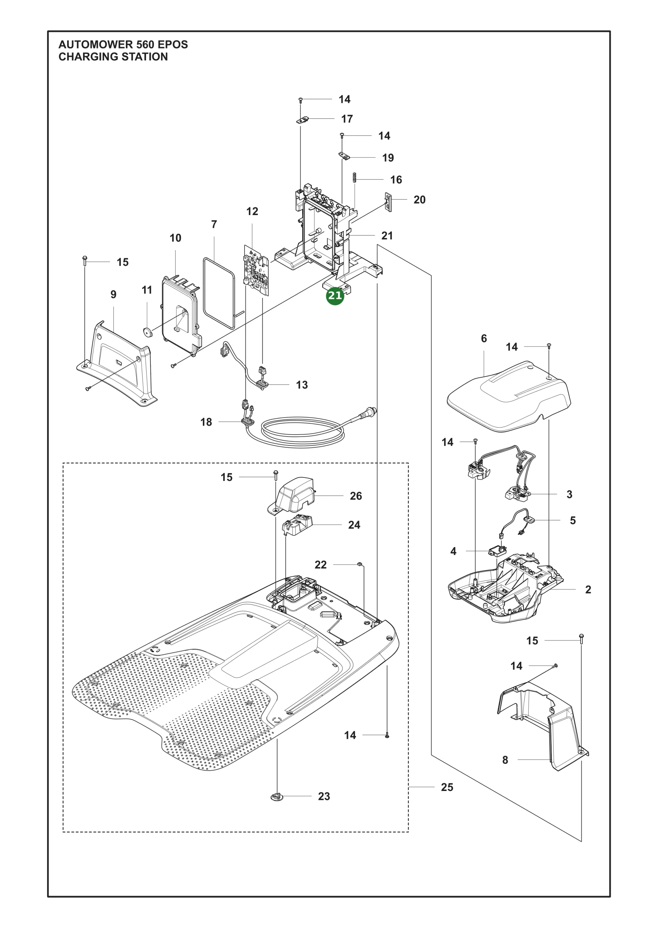 Position im Ersatzteilkatalog