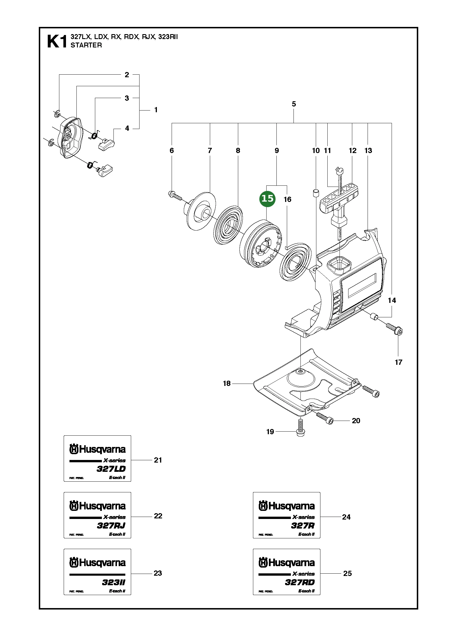 Position im Ersatzteilkatalog