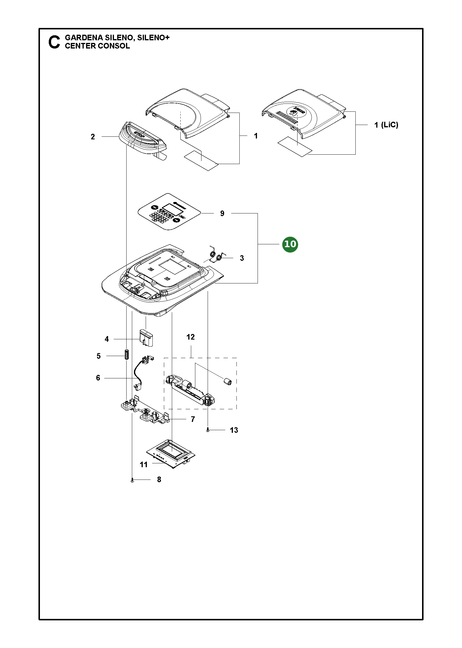 Position im Ersatzteilkatalog