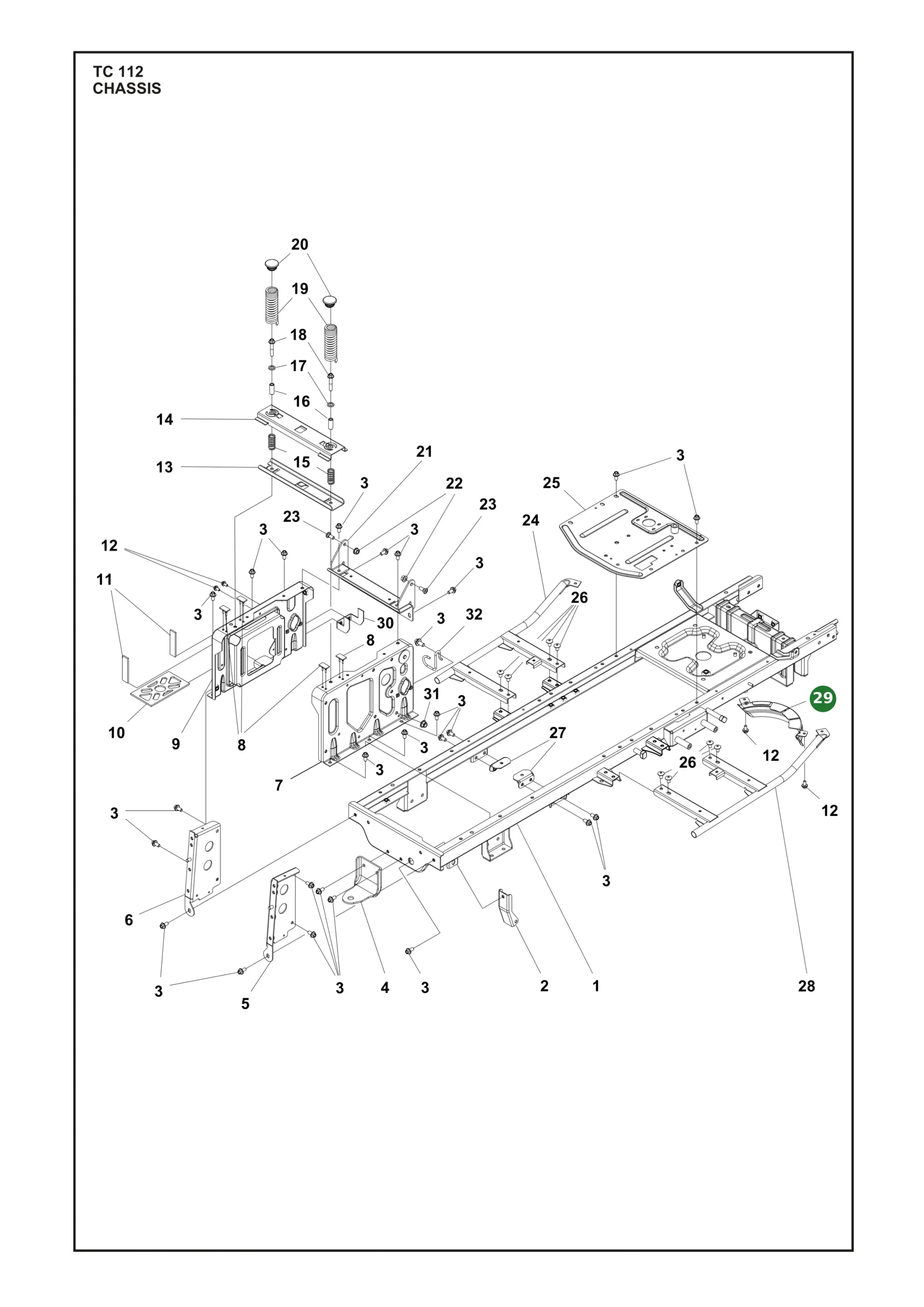 Position im Ersatzteilkatalog