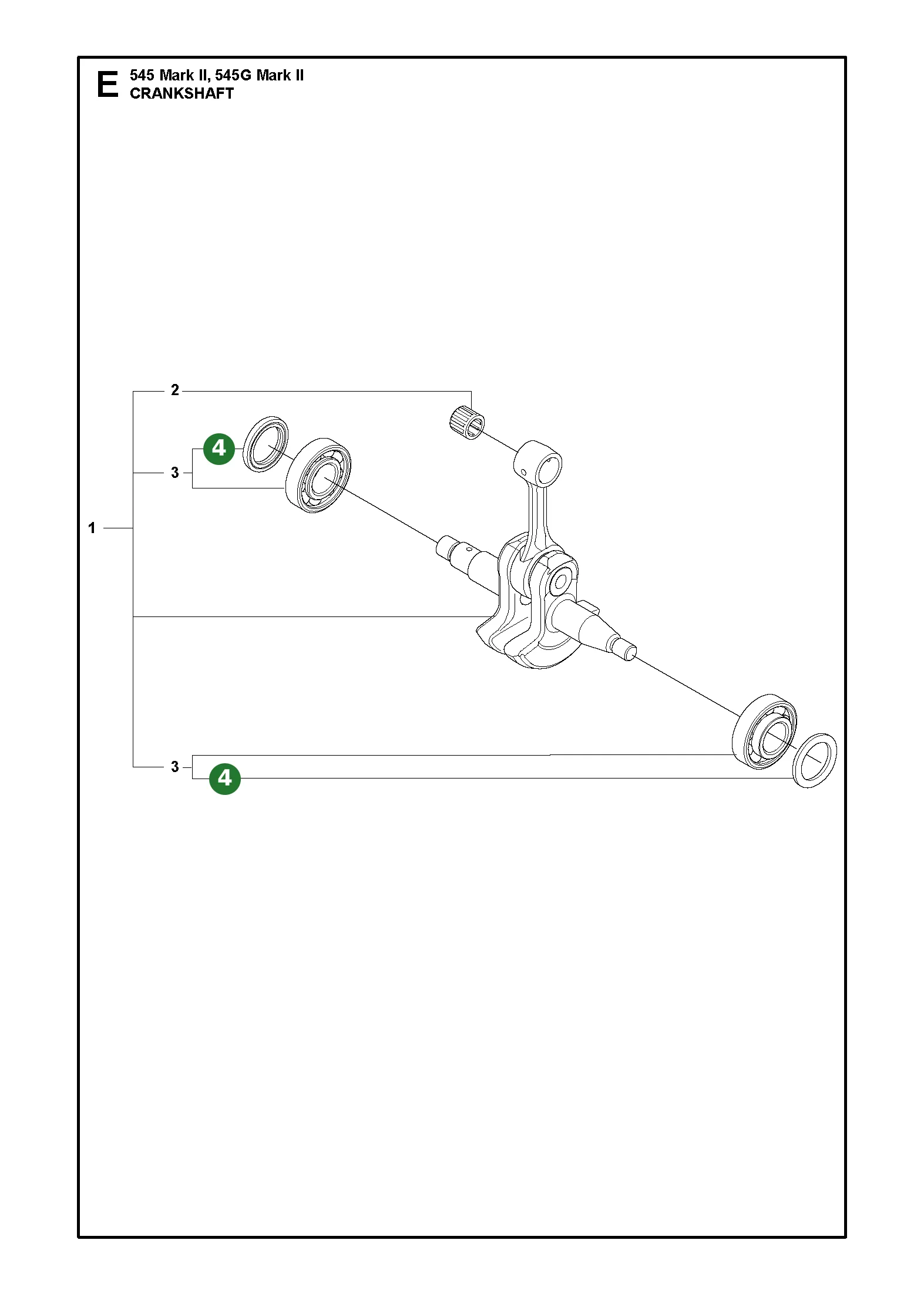 Radialdichtung f&uuml;r Husqvarna Motors&auml;gen