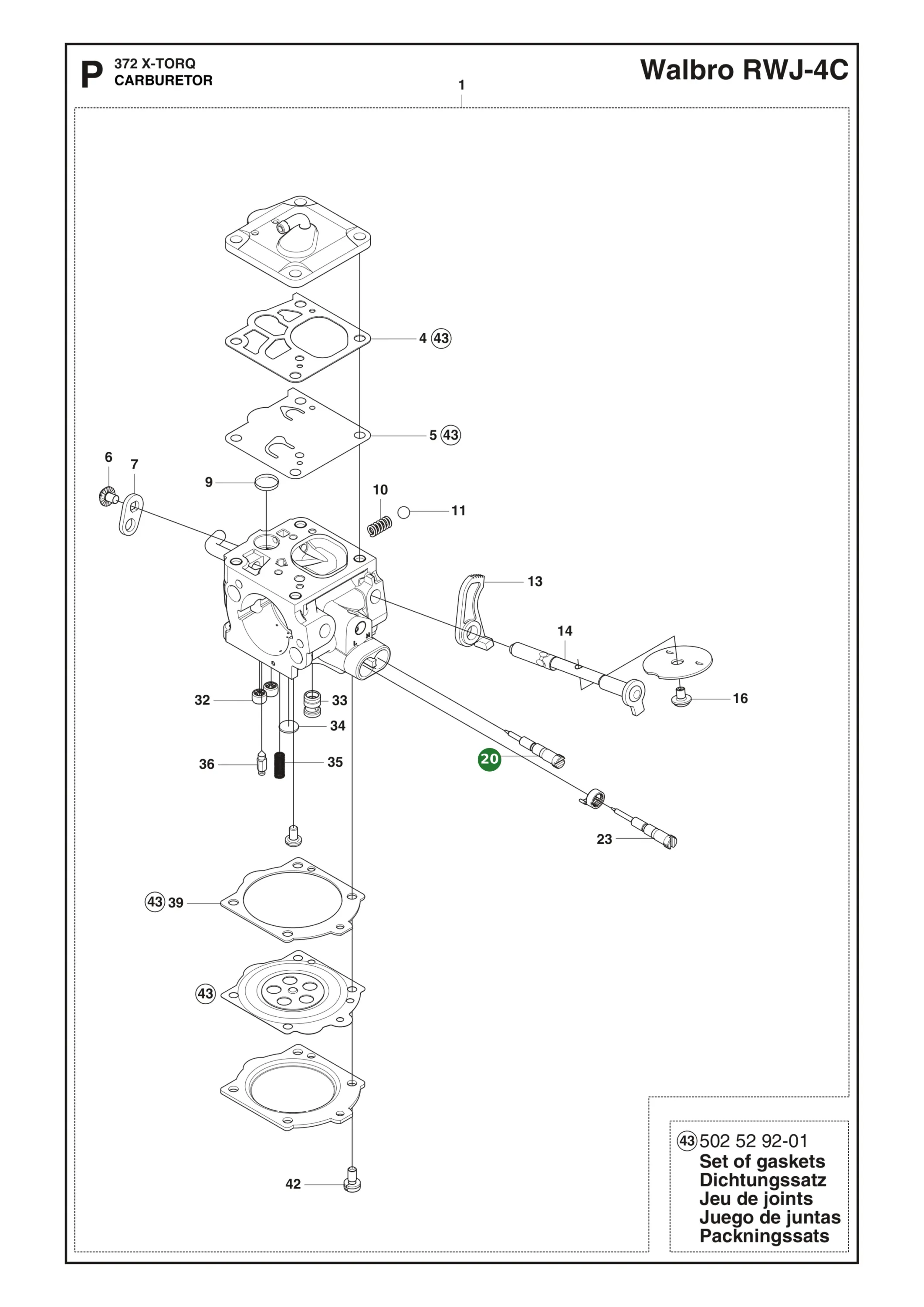 Position im Ersatzteilkatalog
