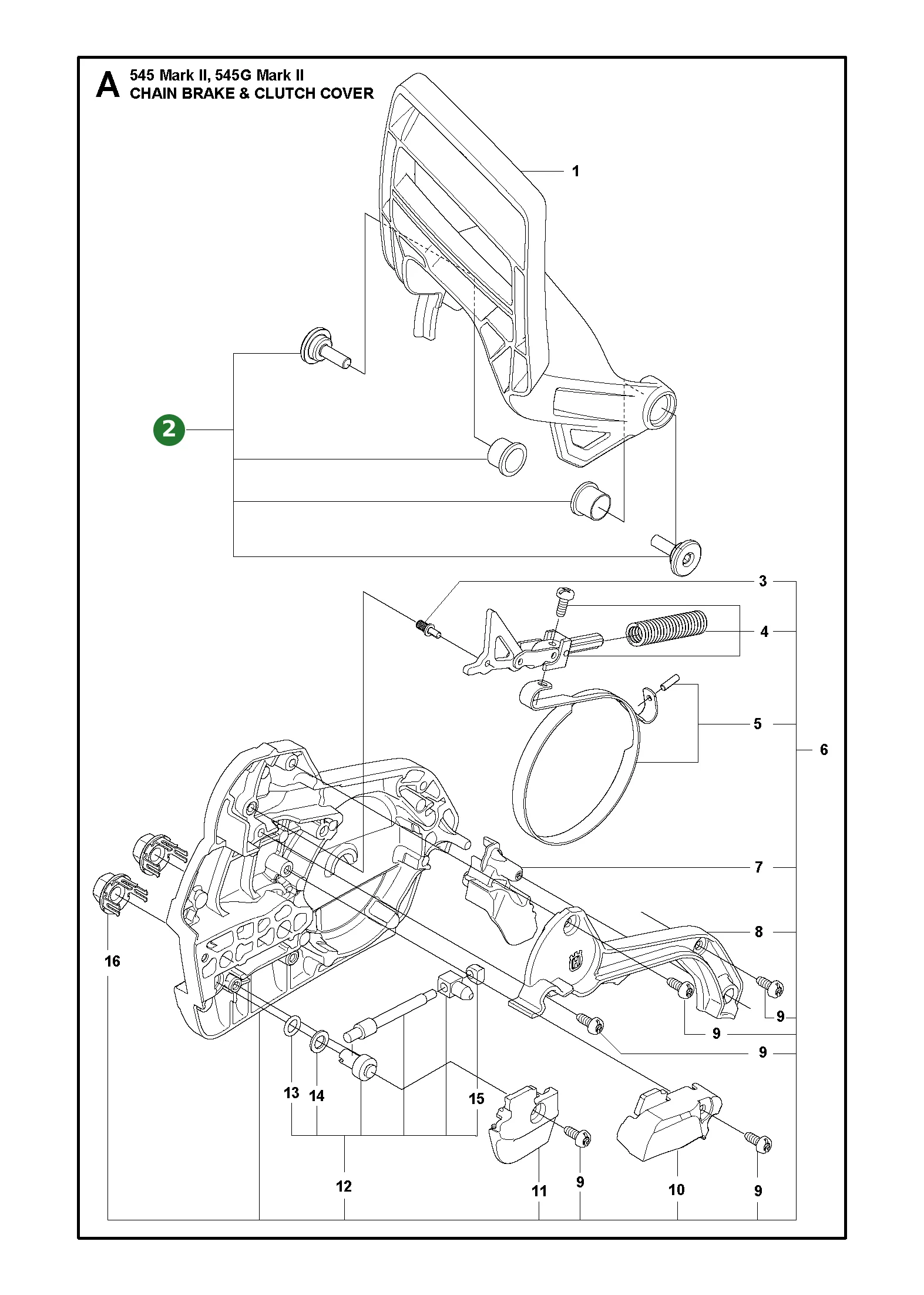 Schraubensatz f&uuml;r Husqvarna Motors&auml;gen