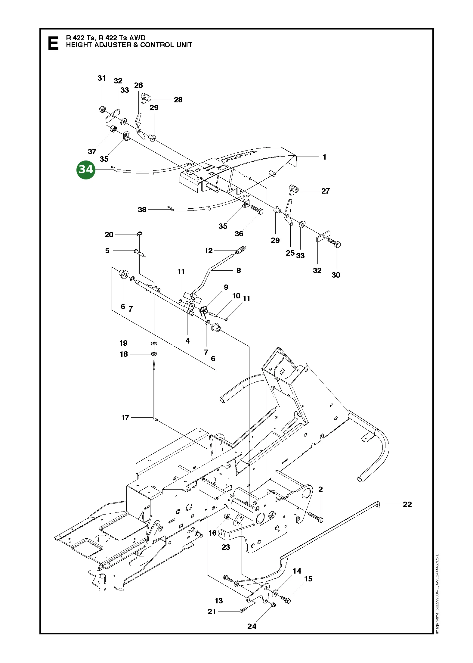 Position im Ersatzteilkatalog