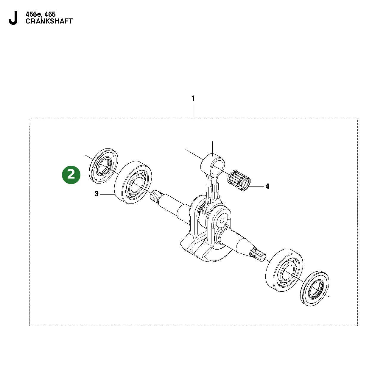 Dichtung f&uuml;r Husqvarna Motors&auml;gen 461, 455...