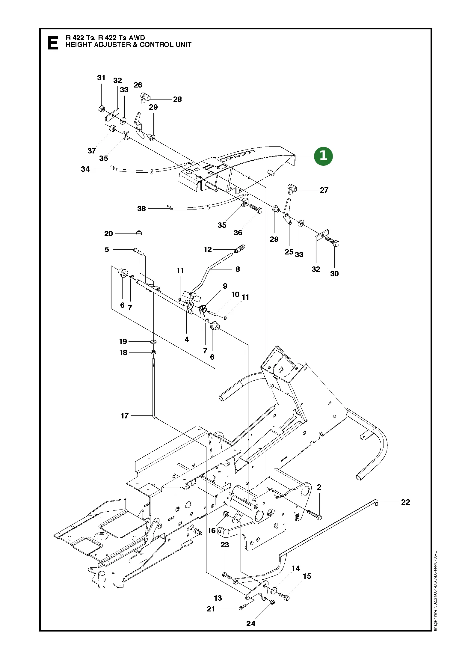 Position im Ersatzteilkatalog