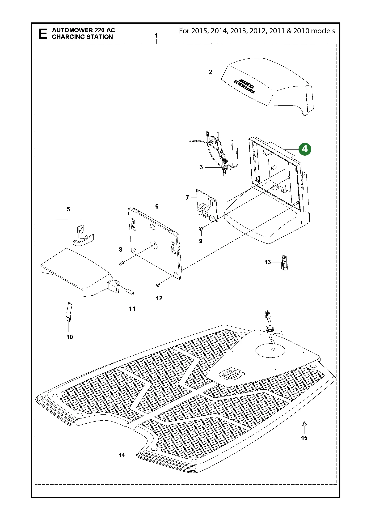 Position im Ersatzteilkatalog