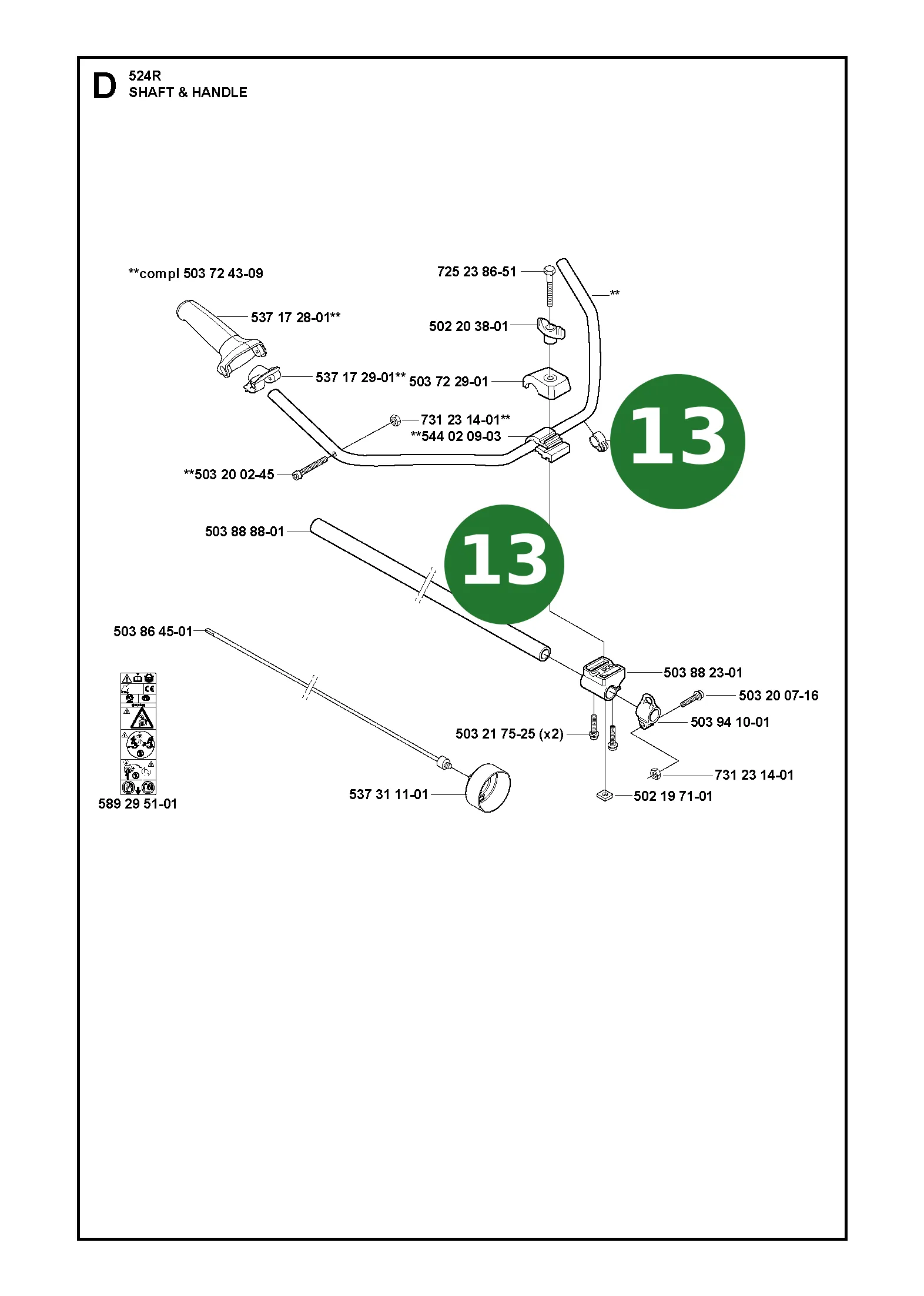 Position im Ersatzteilkatalog