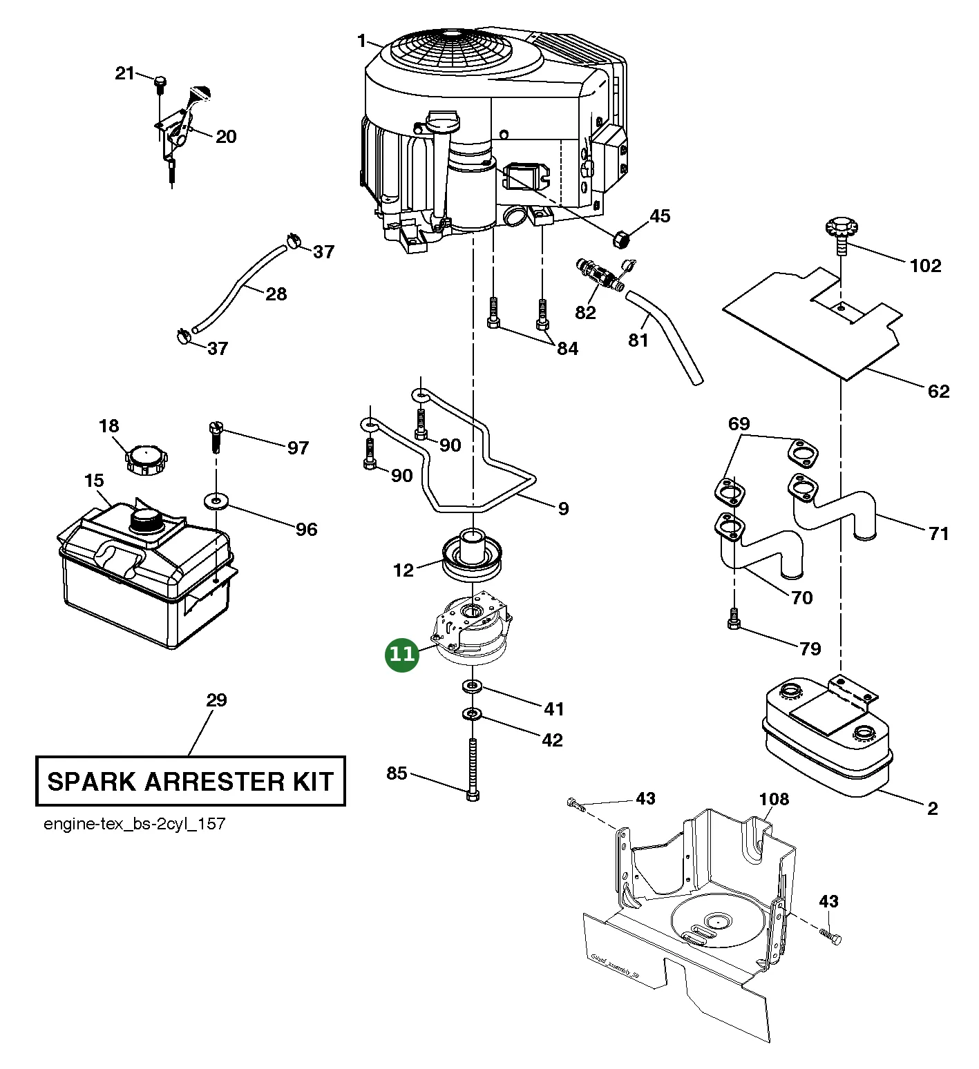 Position im Ersatzteilkatalog