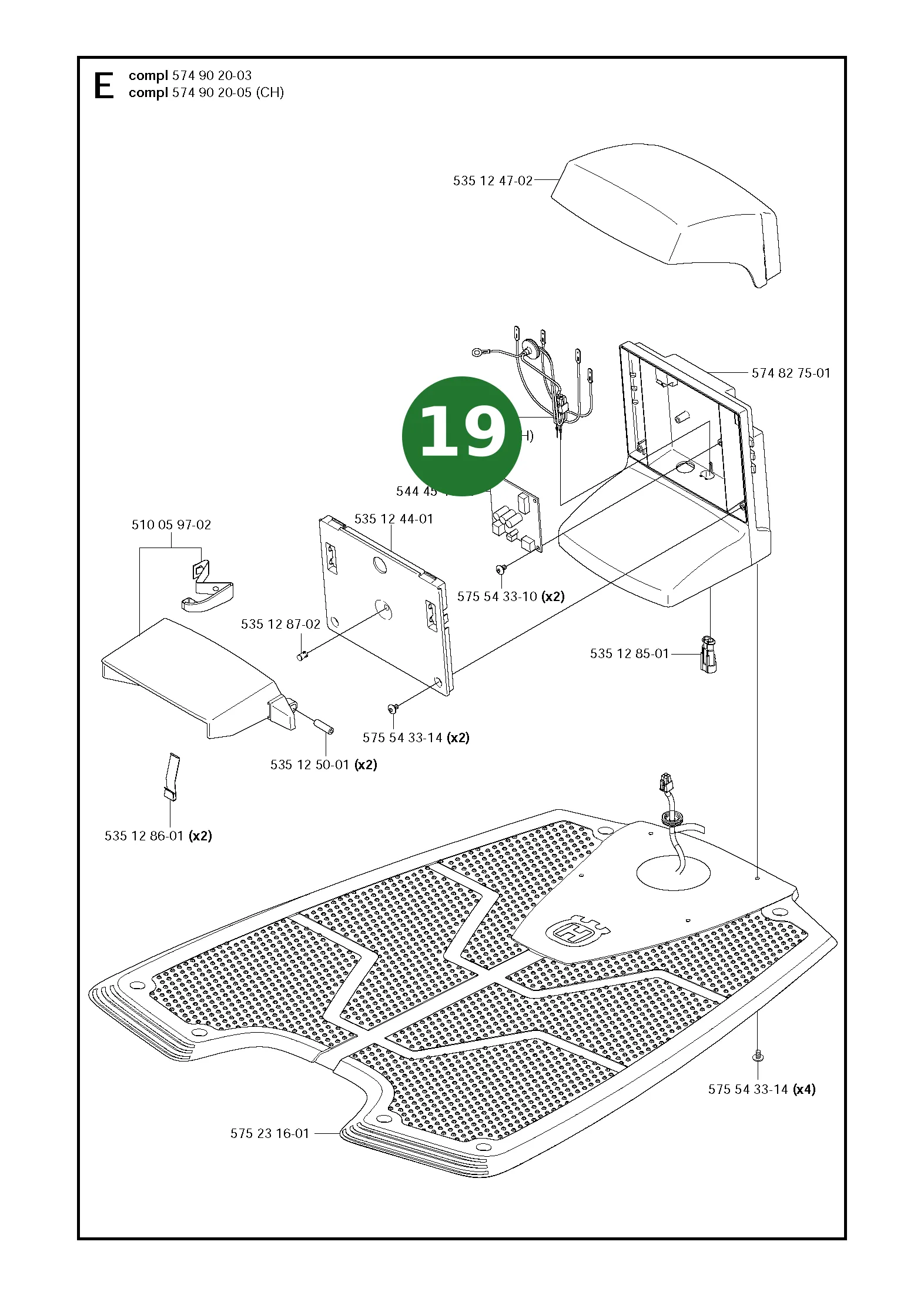 Position im Ersatzteilkatalog
