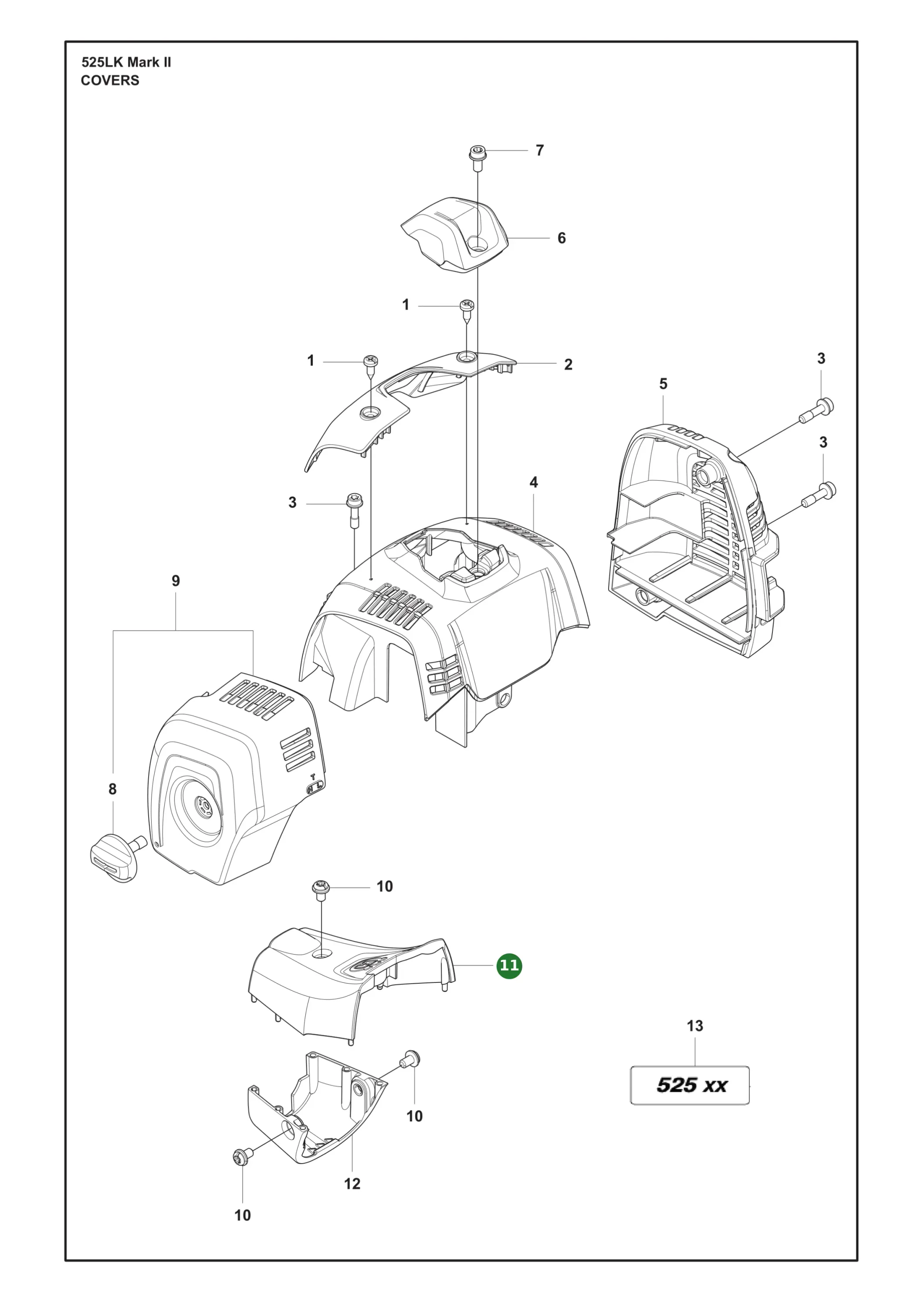 Position im Ersatzteilkatalog