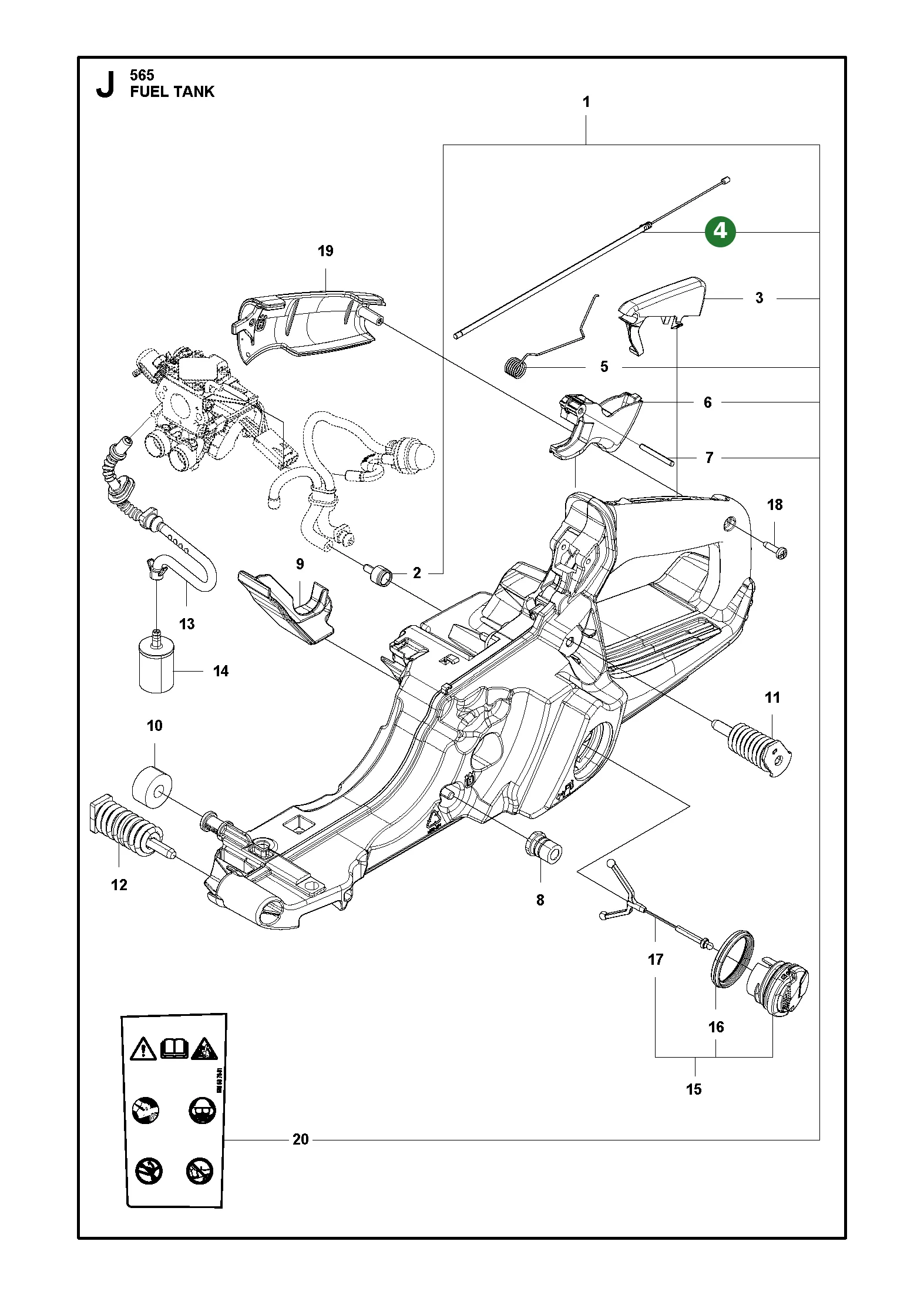 Position im Ersatzteilkatalog