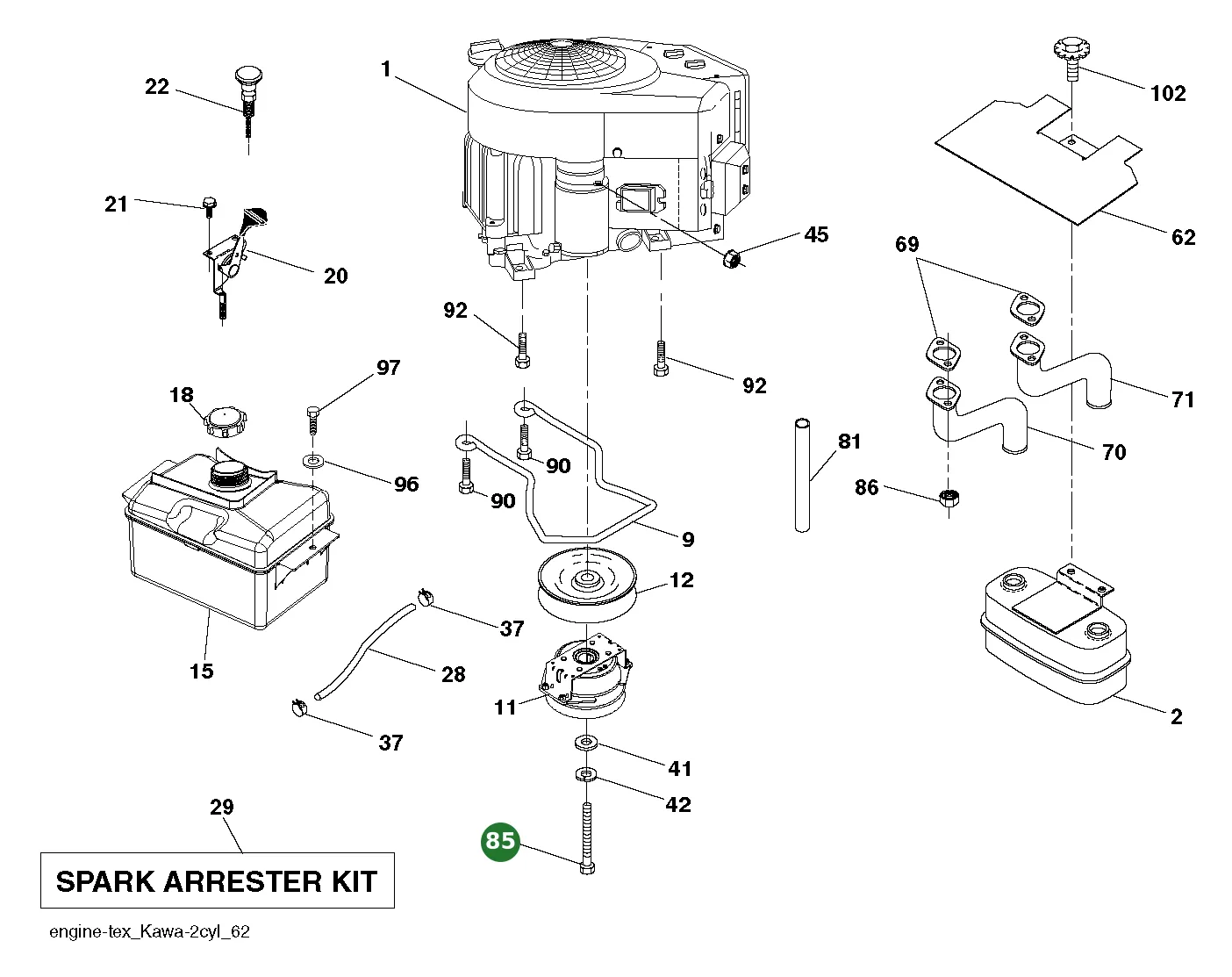Position im Ersatzteilkatalog