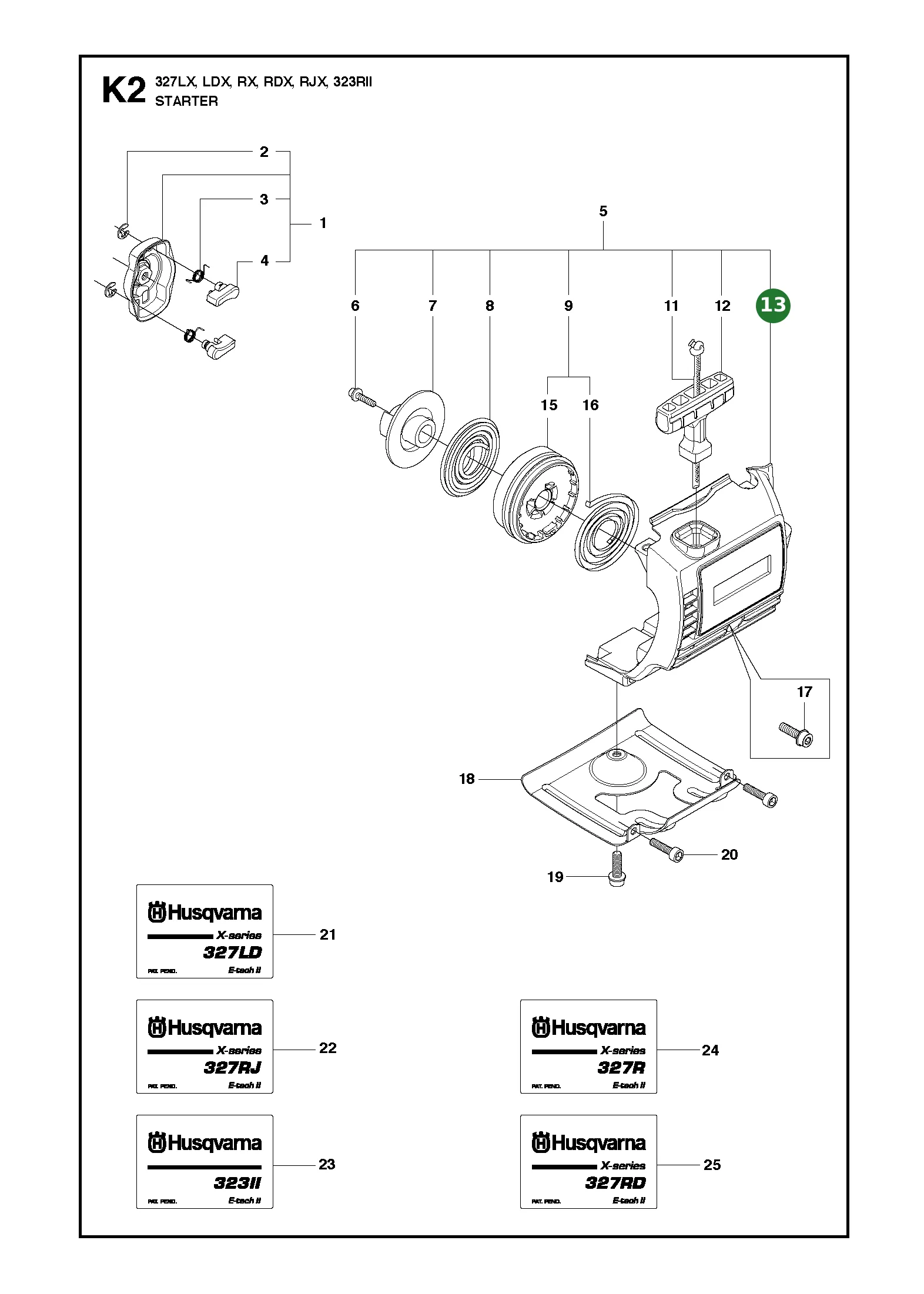Position im Ersatzteilkatalog
