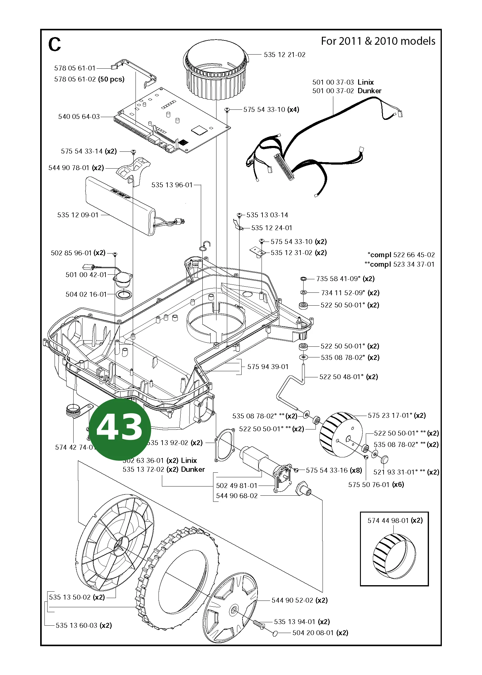 Position im Ersatzteilkatalog