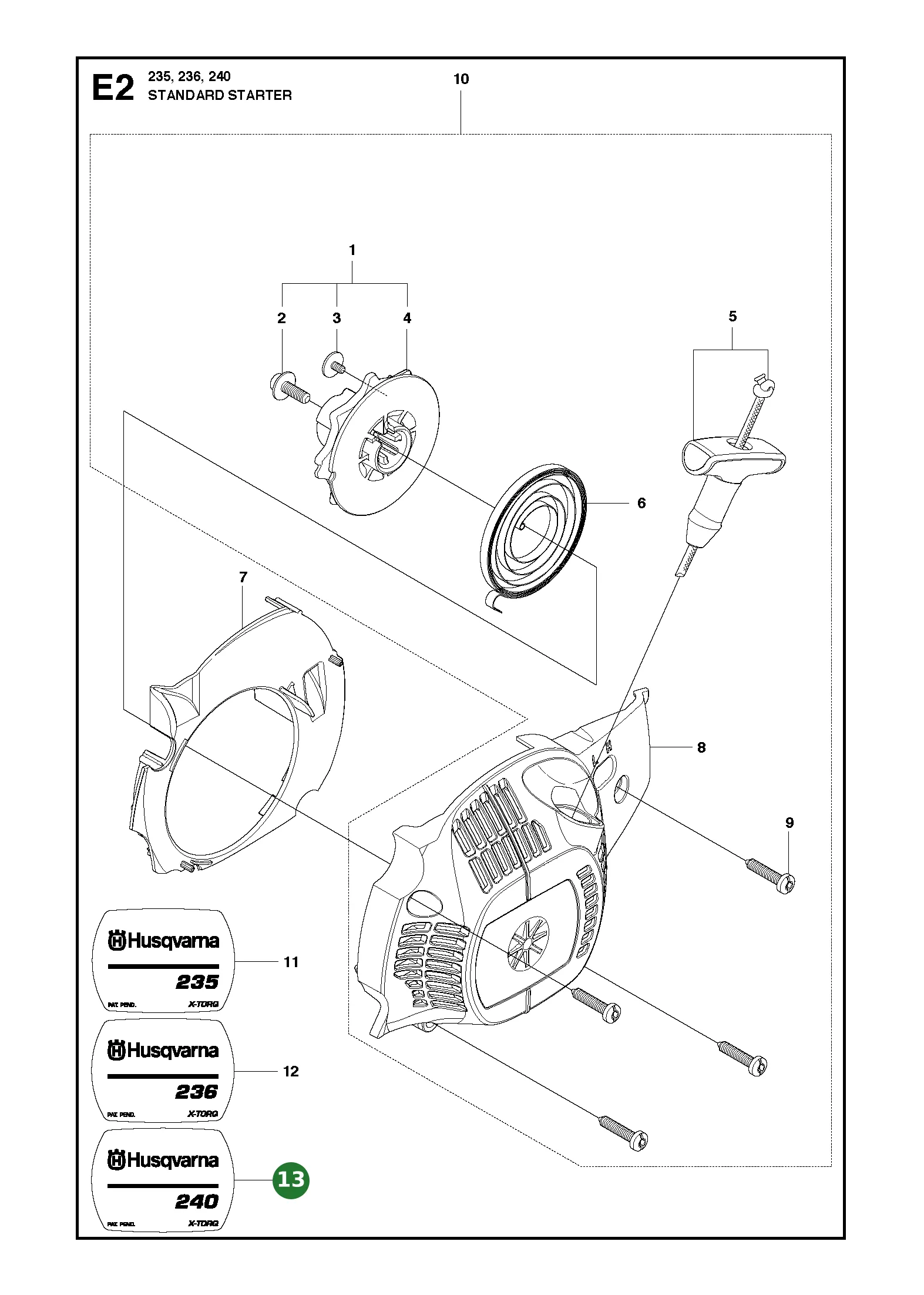 Position im Ersatzteilkatalog