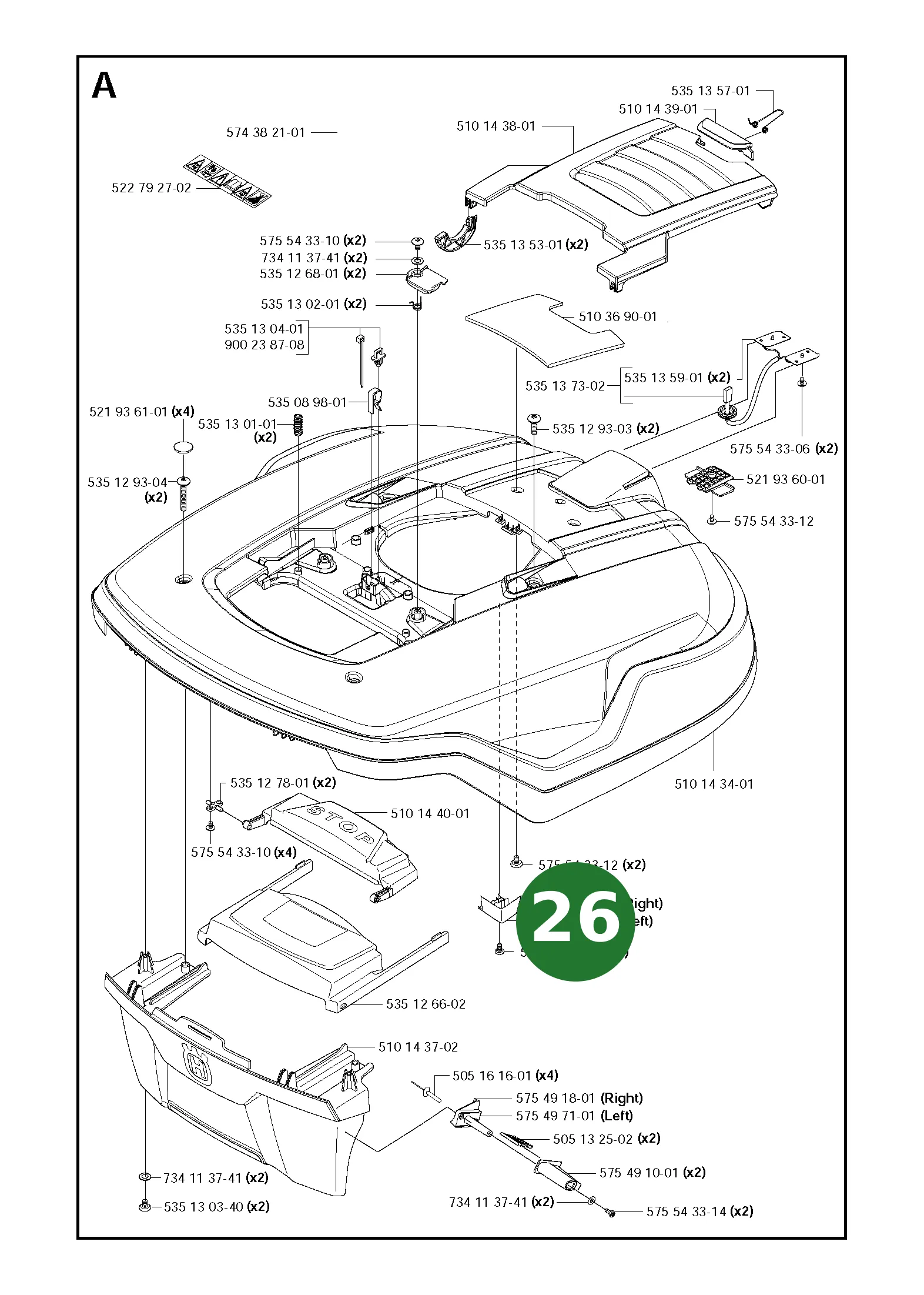 Position im Ersatzteilkatalog