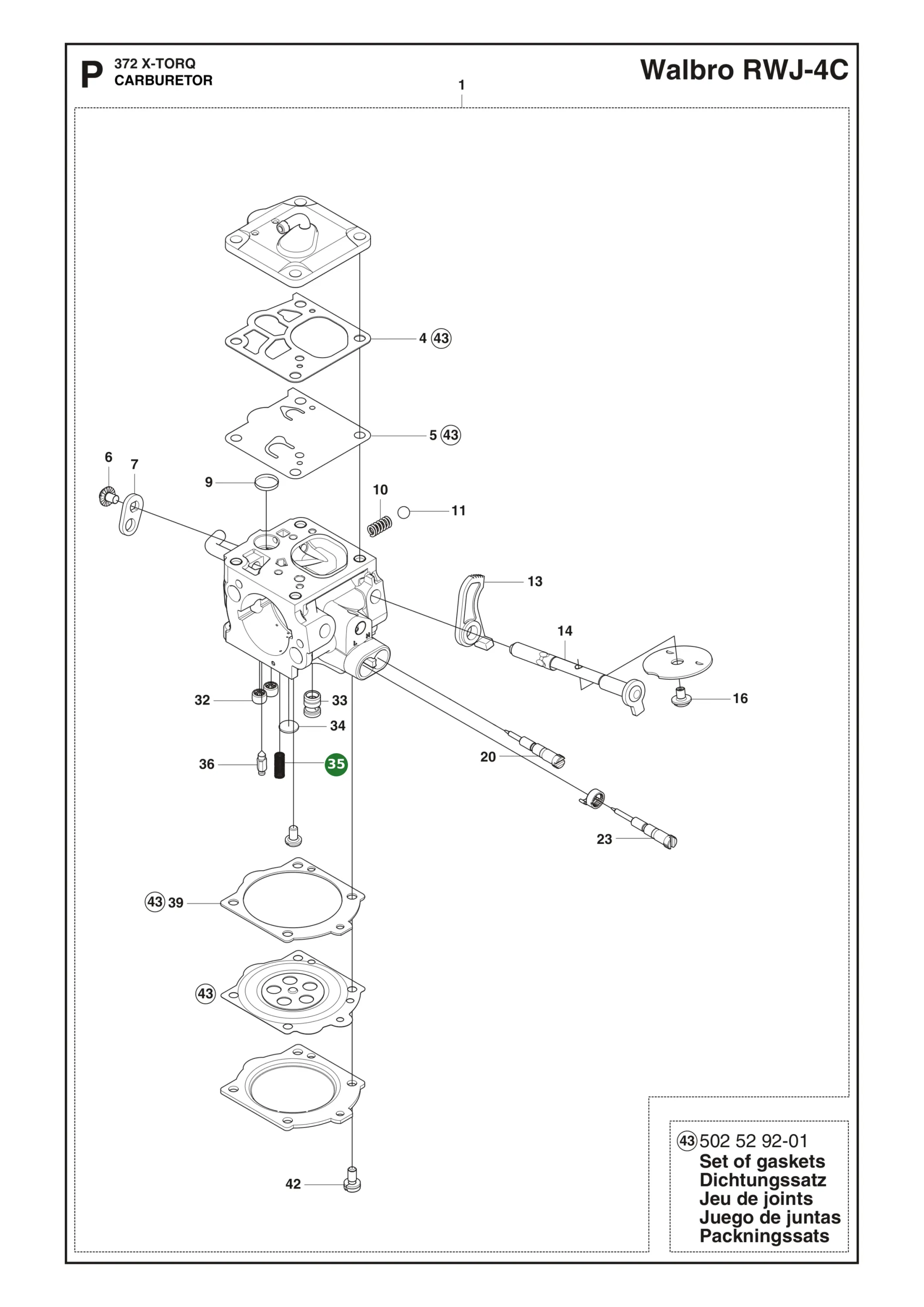 Position im Ersatzteilkatalog