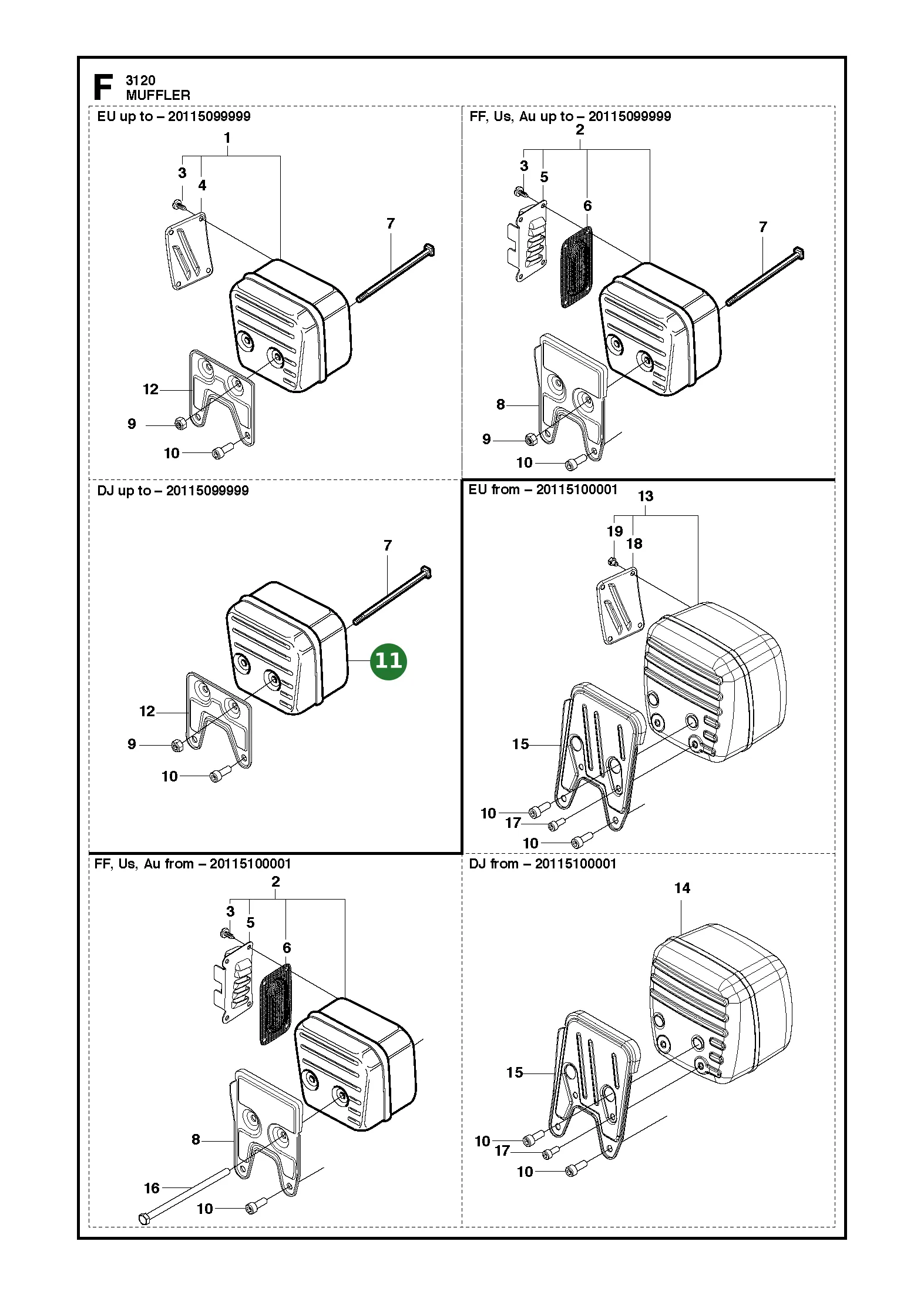 Position im Ersatzteilkatalog