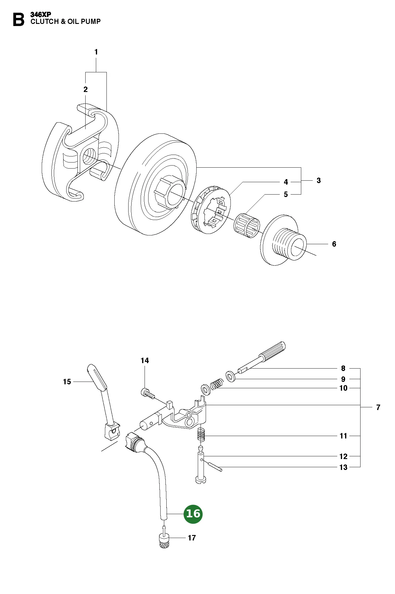 &Ouml;lschlauch f&uuml;r Husqvarna Motors&auml;gen 346...