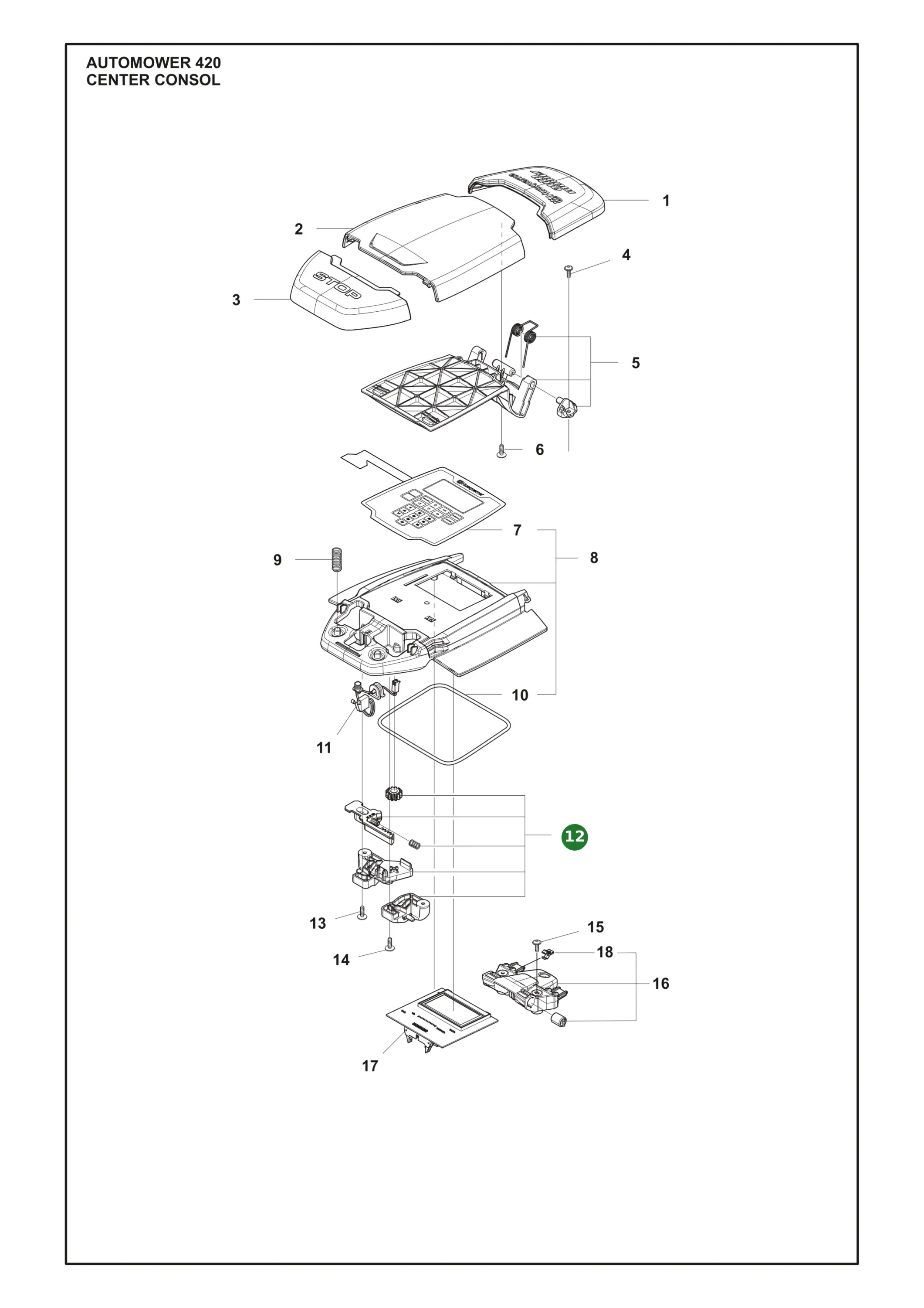 Position im Ersatzteilkatalog
