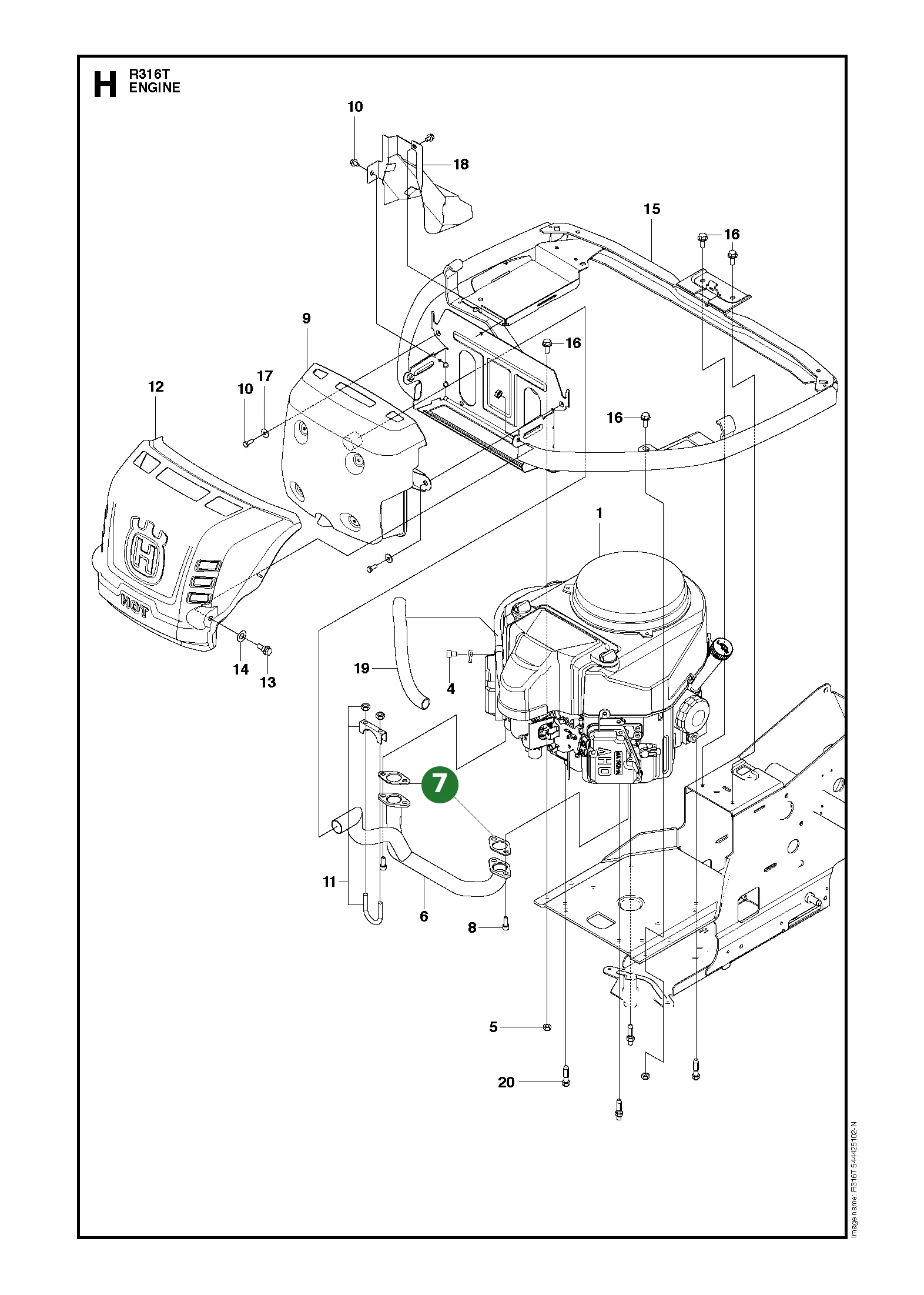 Position im Ersatzteilkatalog