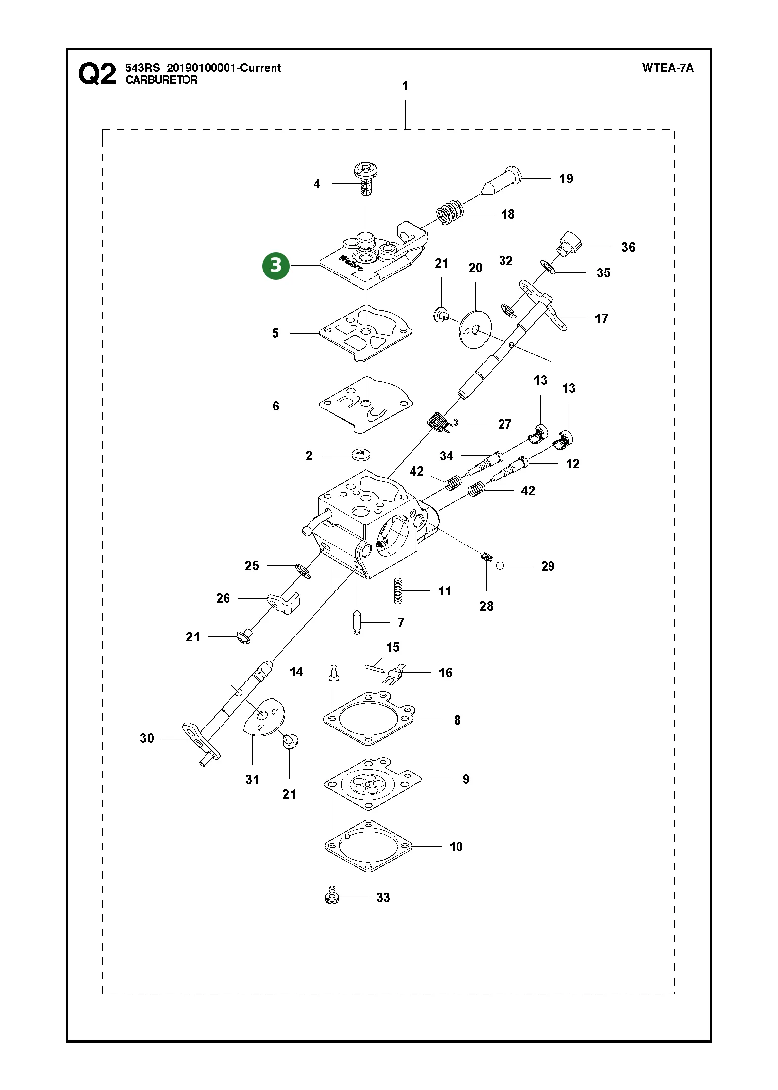 Position im Ersatzteilkatalog
