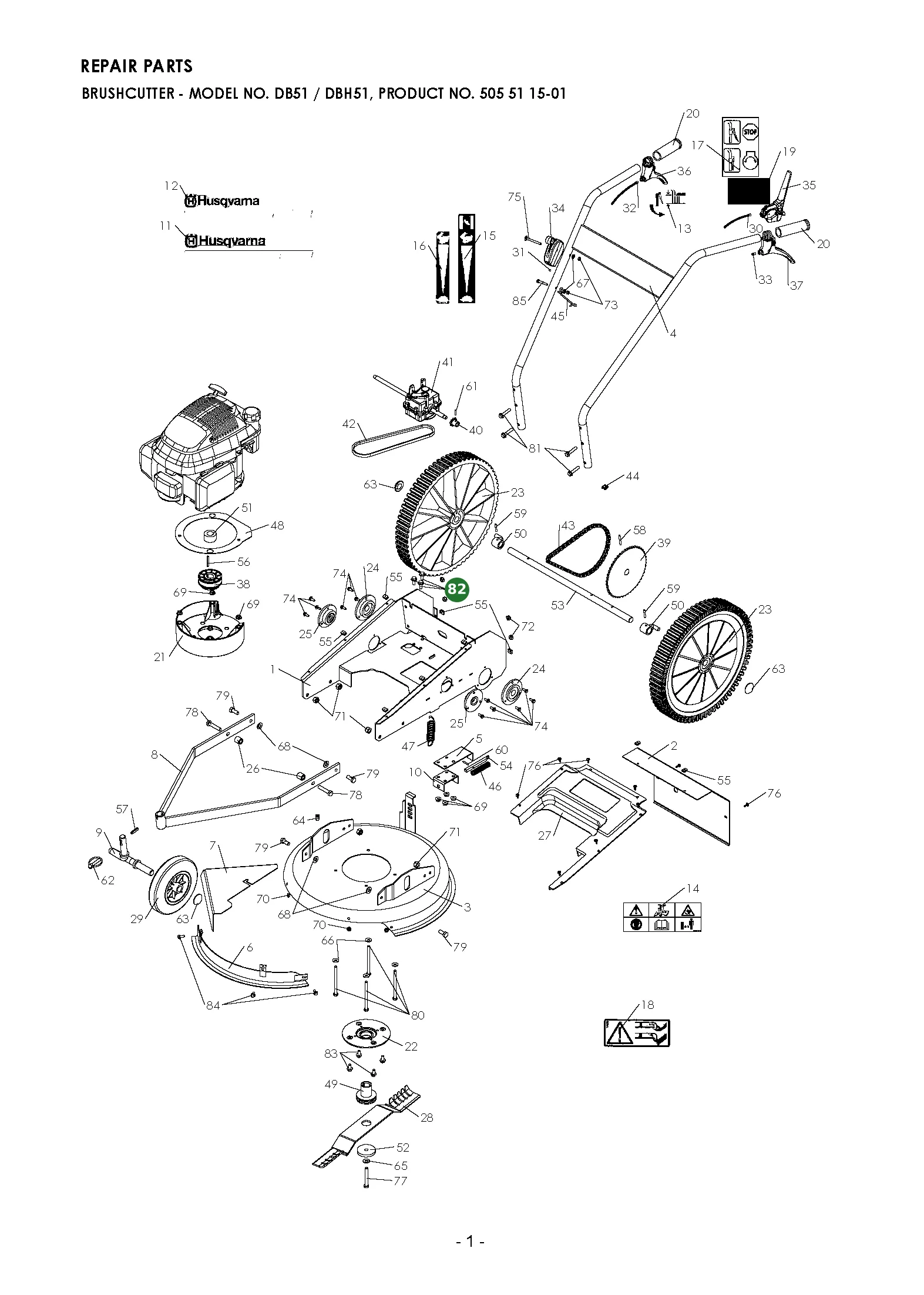Position im Ersatzteilkatalog