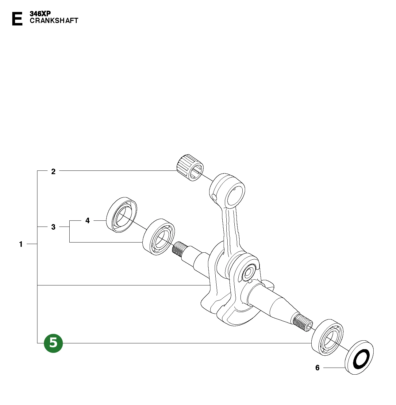 Kugellager f&uuml;r Husqvarna Motors&auml;gen