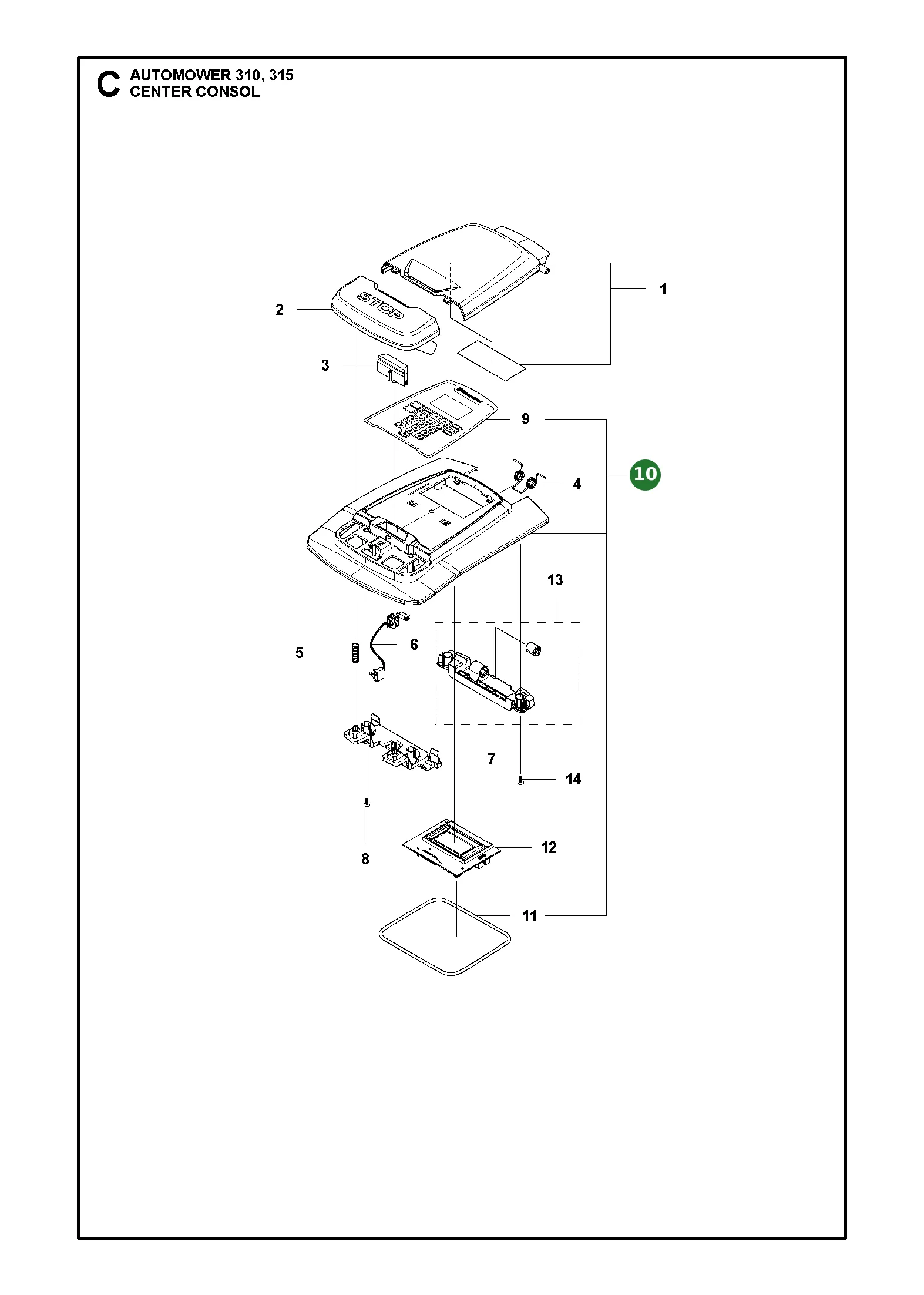 Position im Ersatzteilkatalog