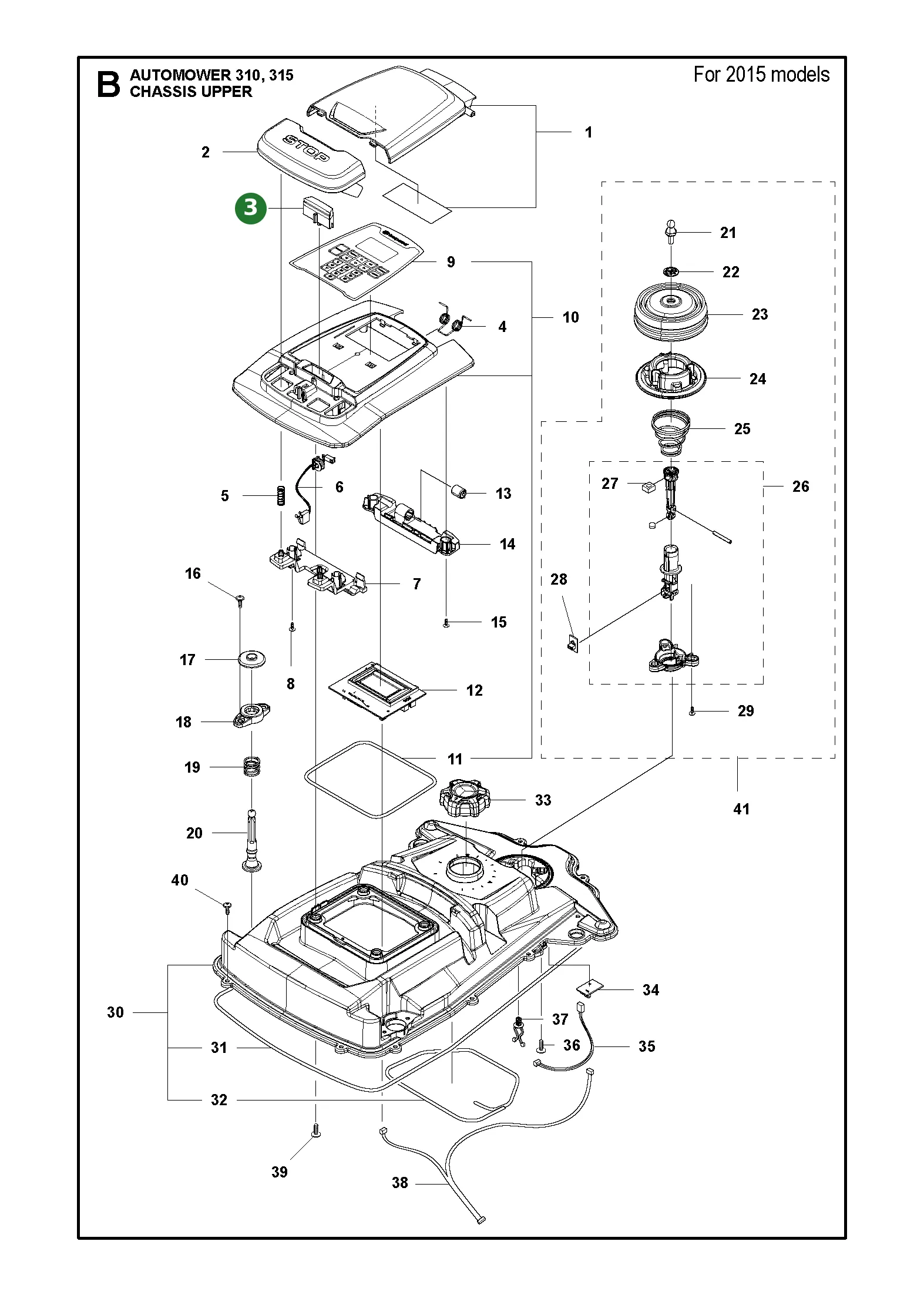 Position im Ersatzteilkatalog