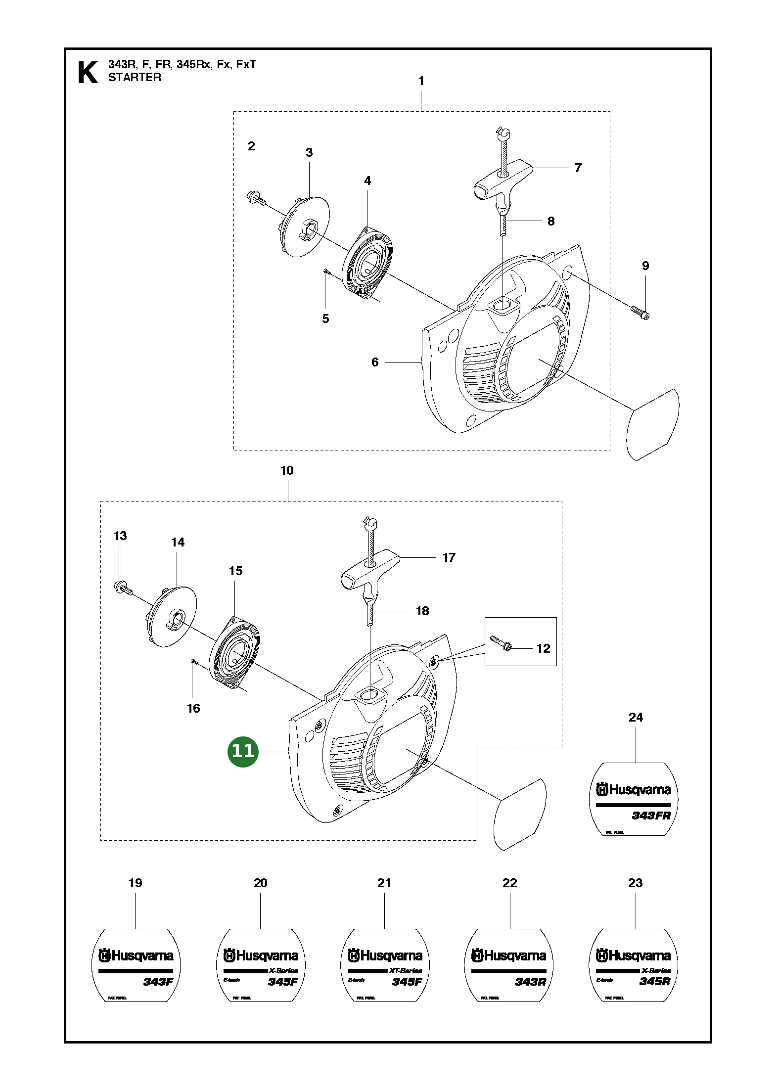 Position im Ersatzteilkatalog