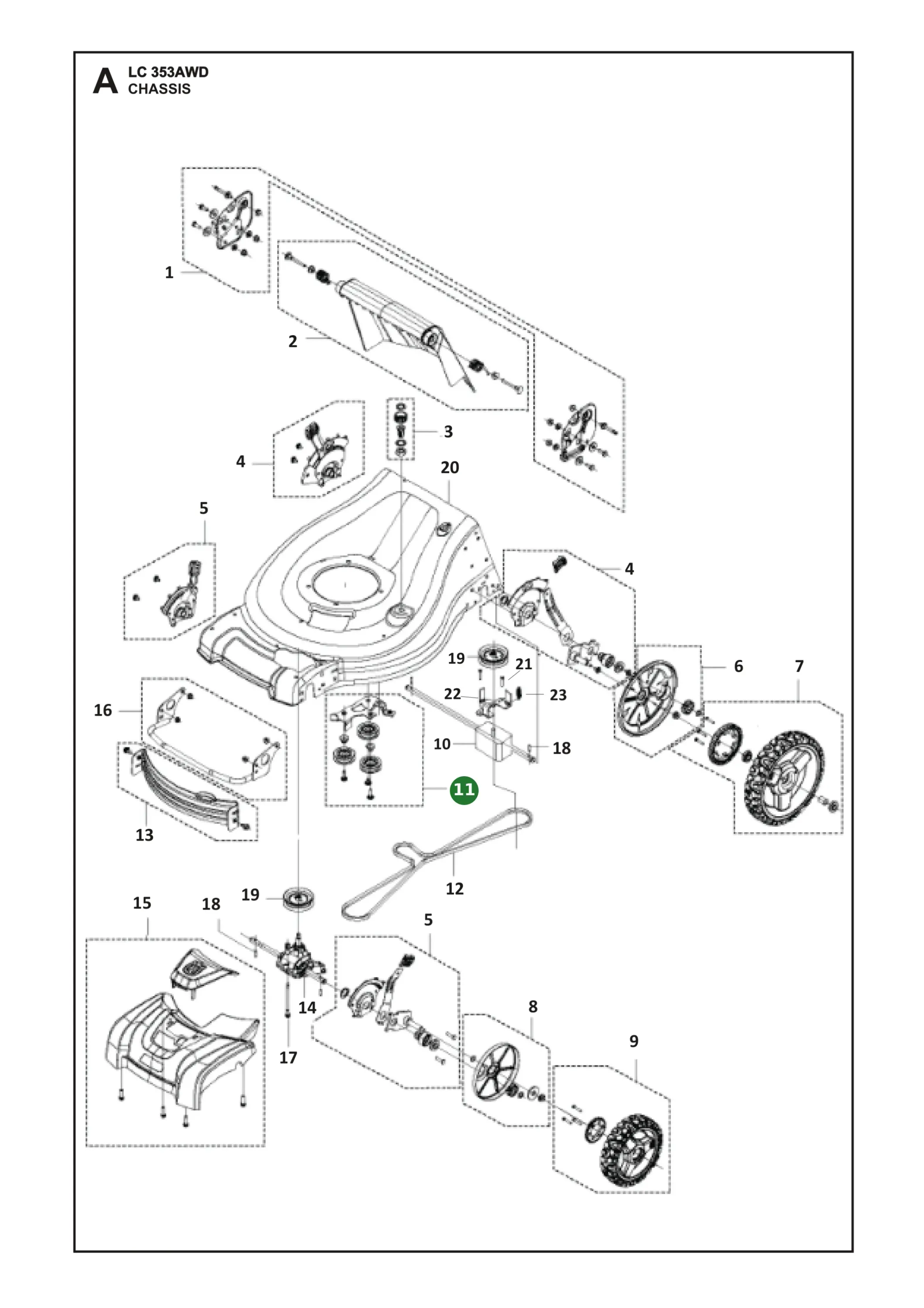 Position im Ersatzteilkatalog