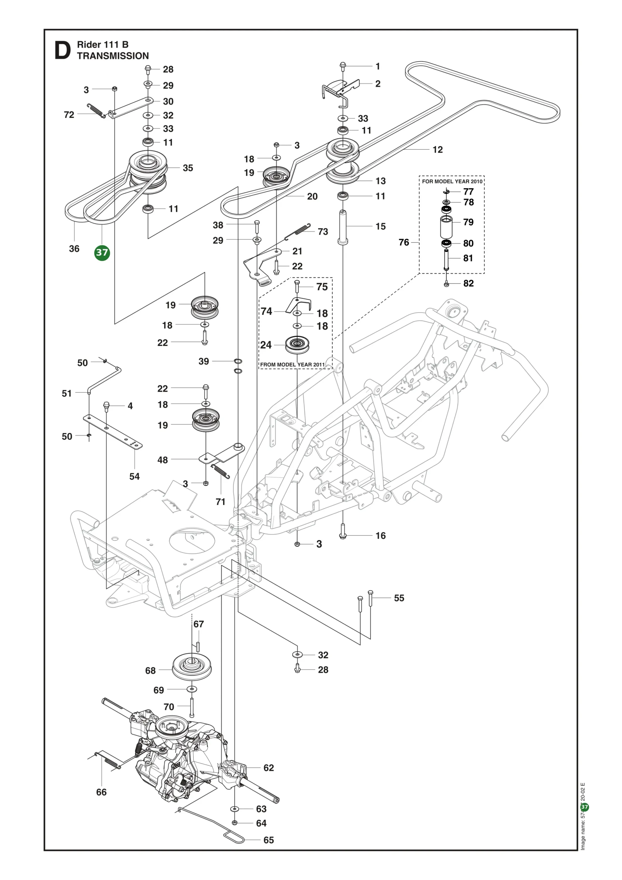 Position im Ersatzteilkatalog