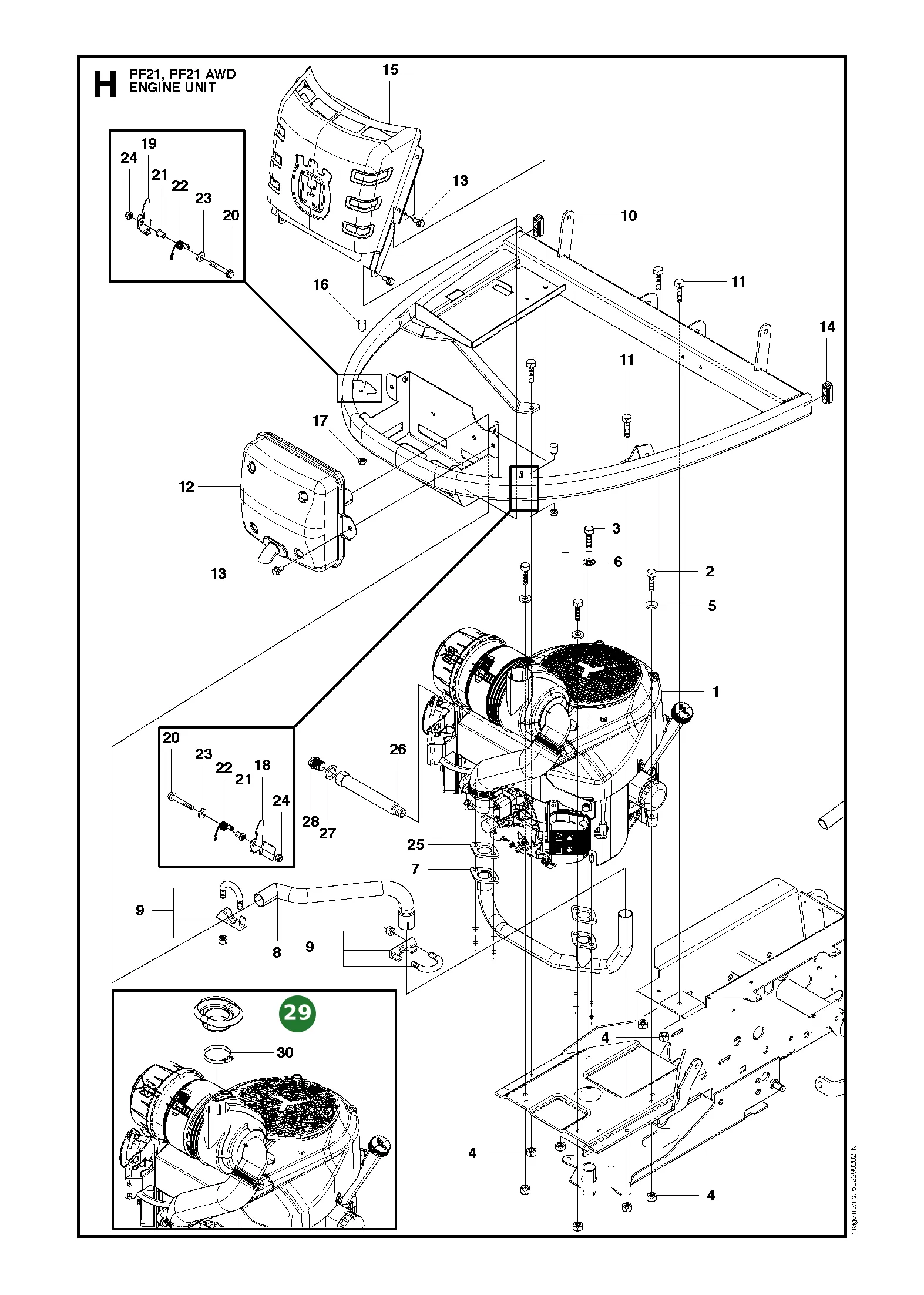 Position im Ersatzteilkatalog