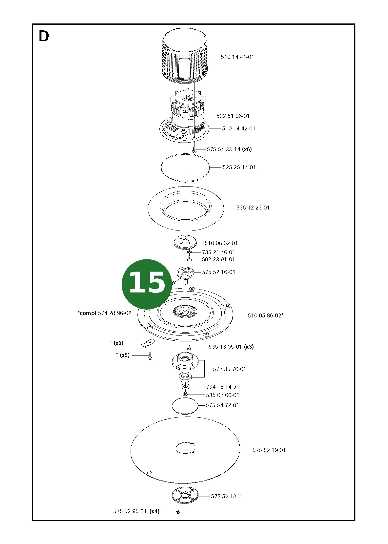 Position im Ersatzteilkatalog