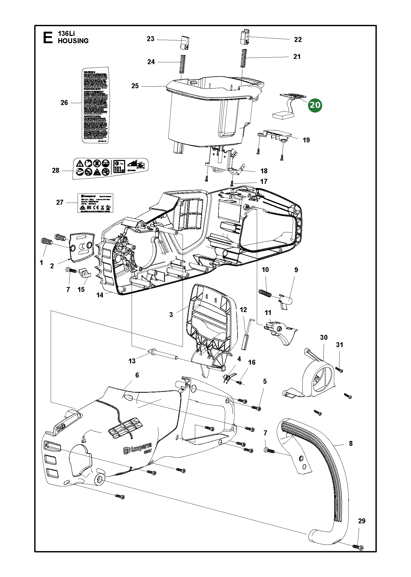 Position im Ersatzteilkatalog