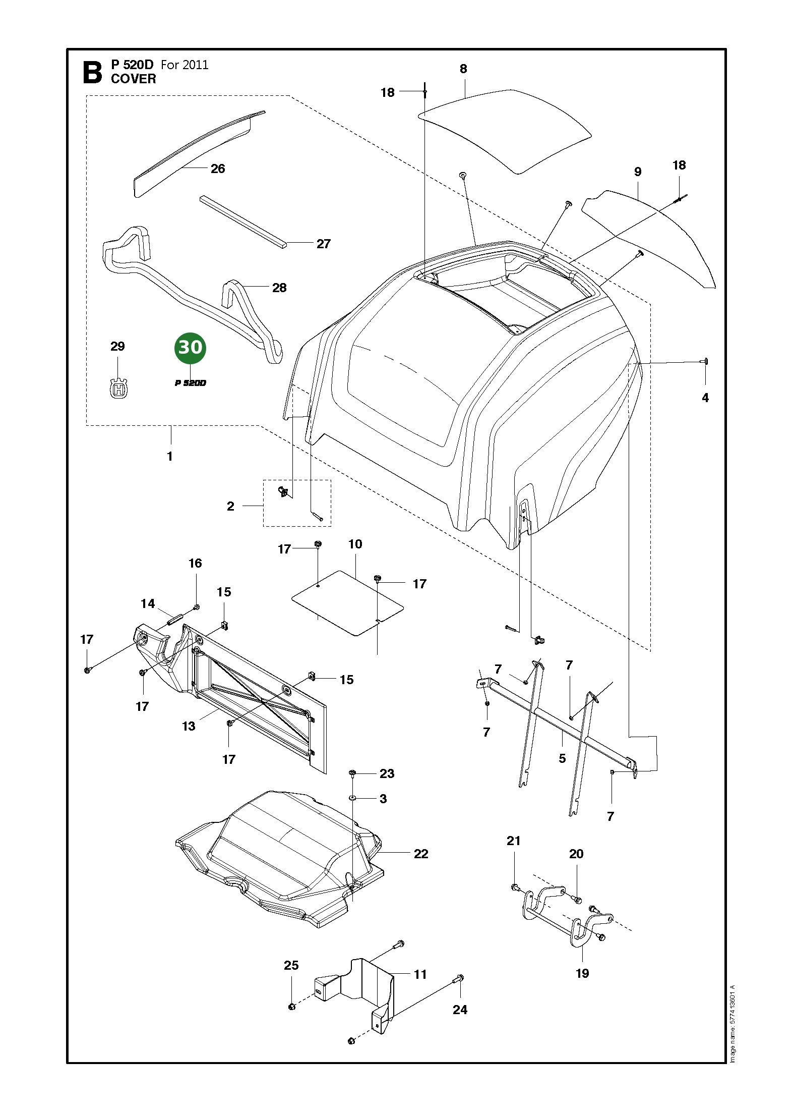 Position im Ersatzteilkatalog