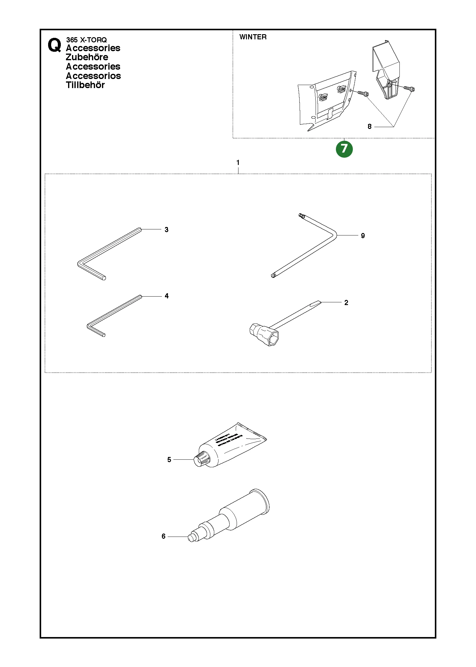 Wintersatz f&uuml;r Husqvarna Motors&auml;gen
