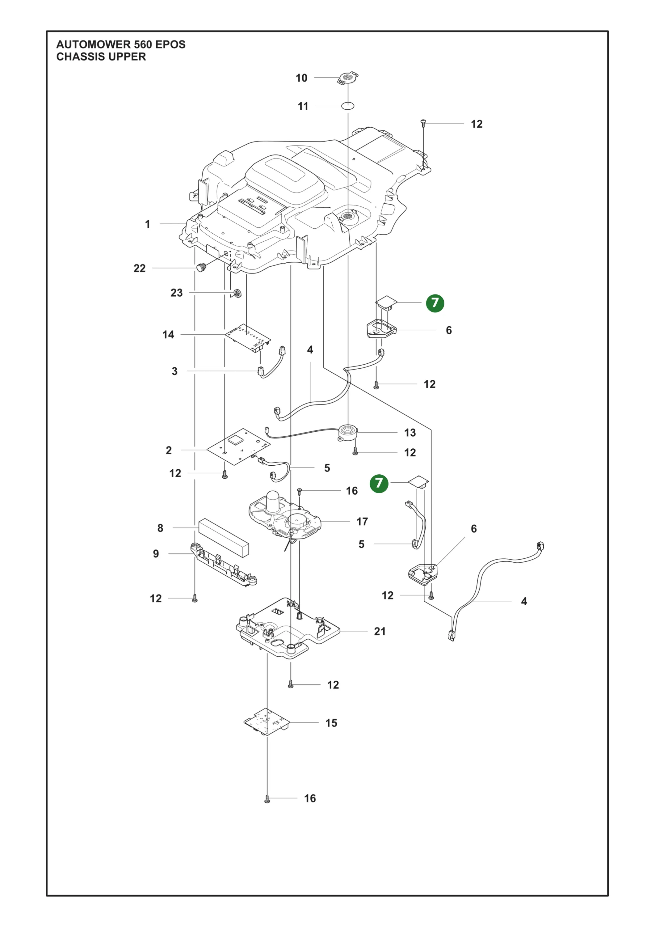 Position im Ersatzteilkatalog