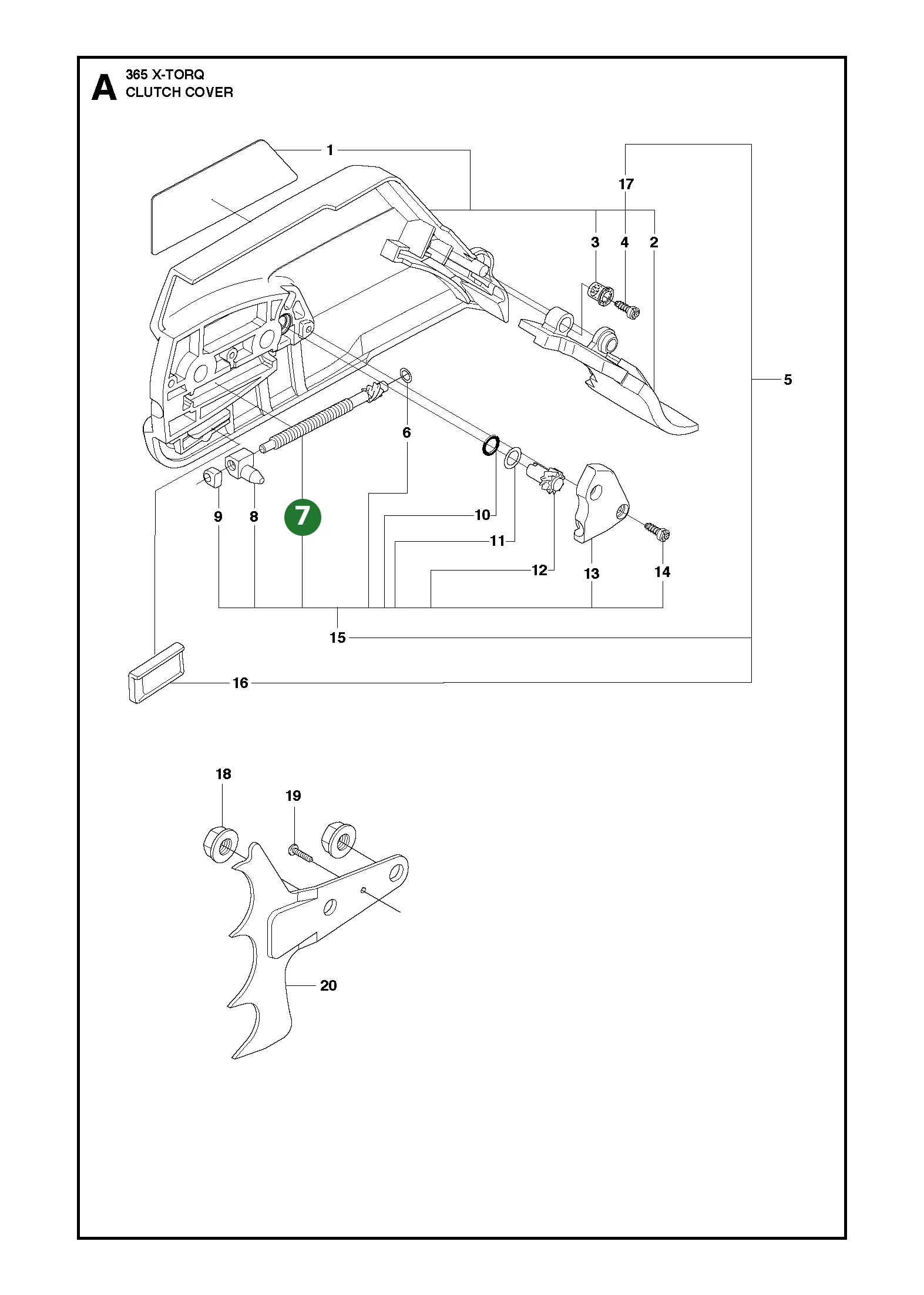 Schneckenschraube f&uuml;r Husqvarna Motors&auml;gen