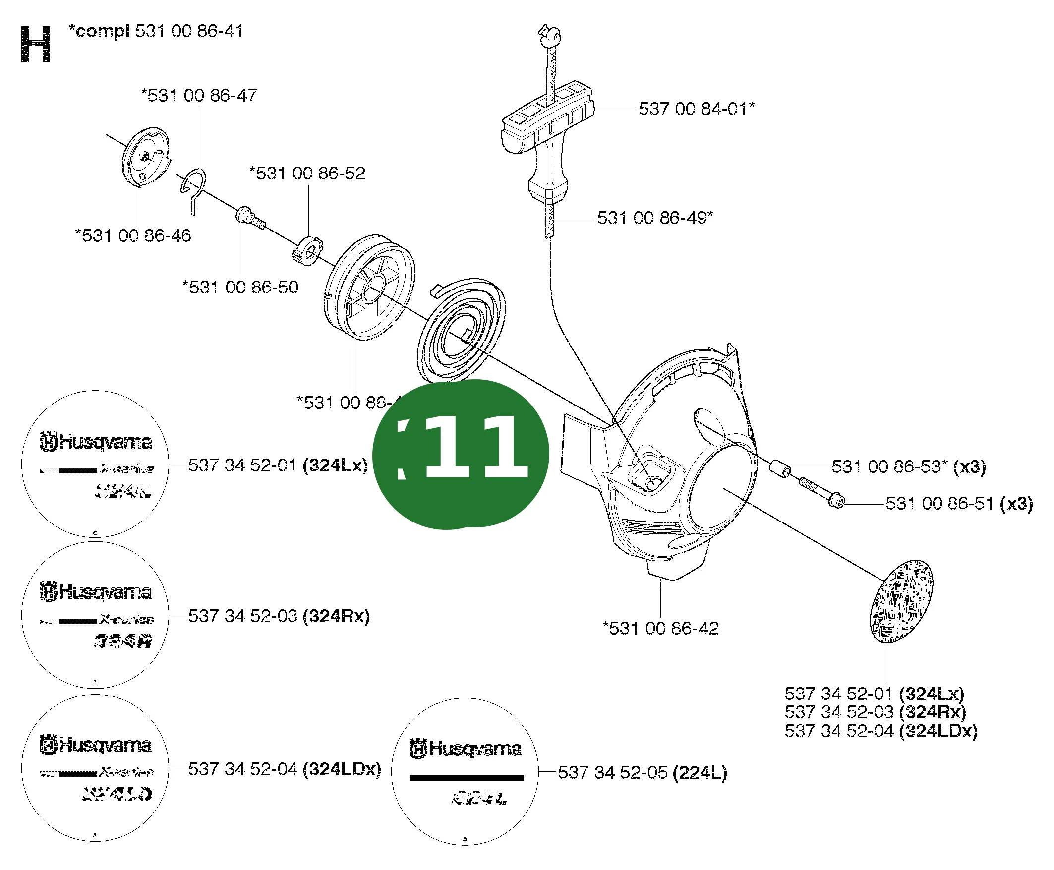 Position im Ersatzteilkatalog