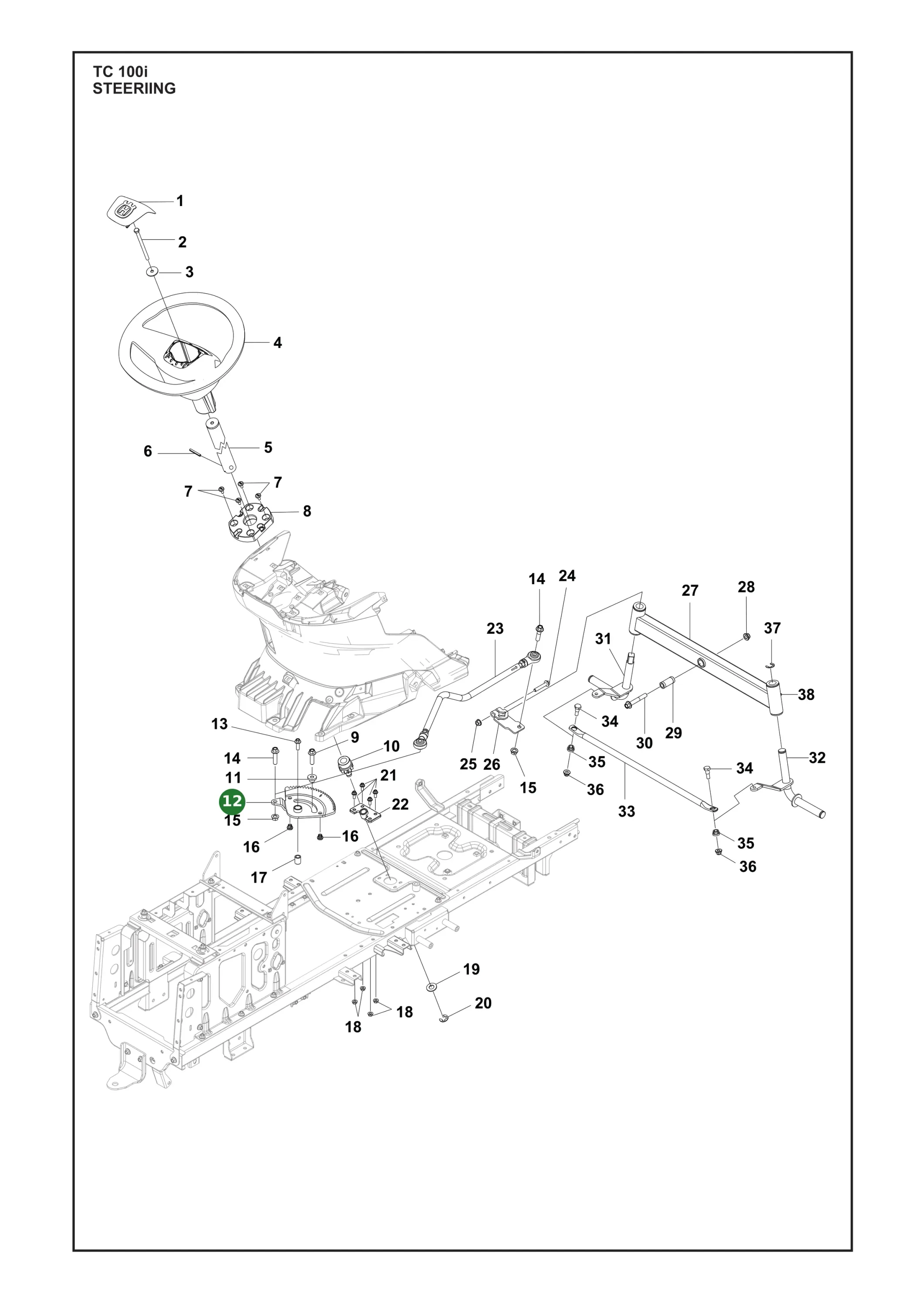 Position im Ersatzteilkatalog