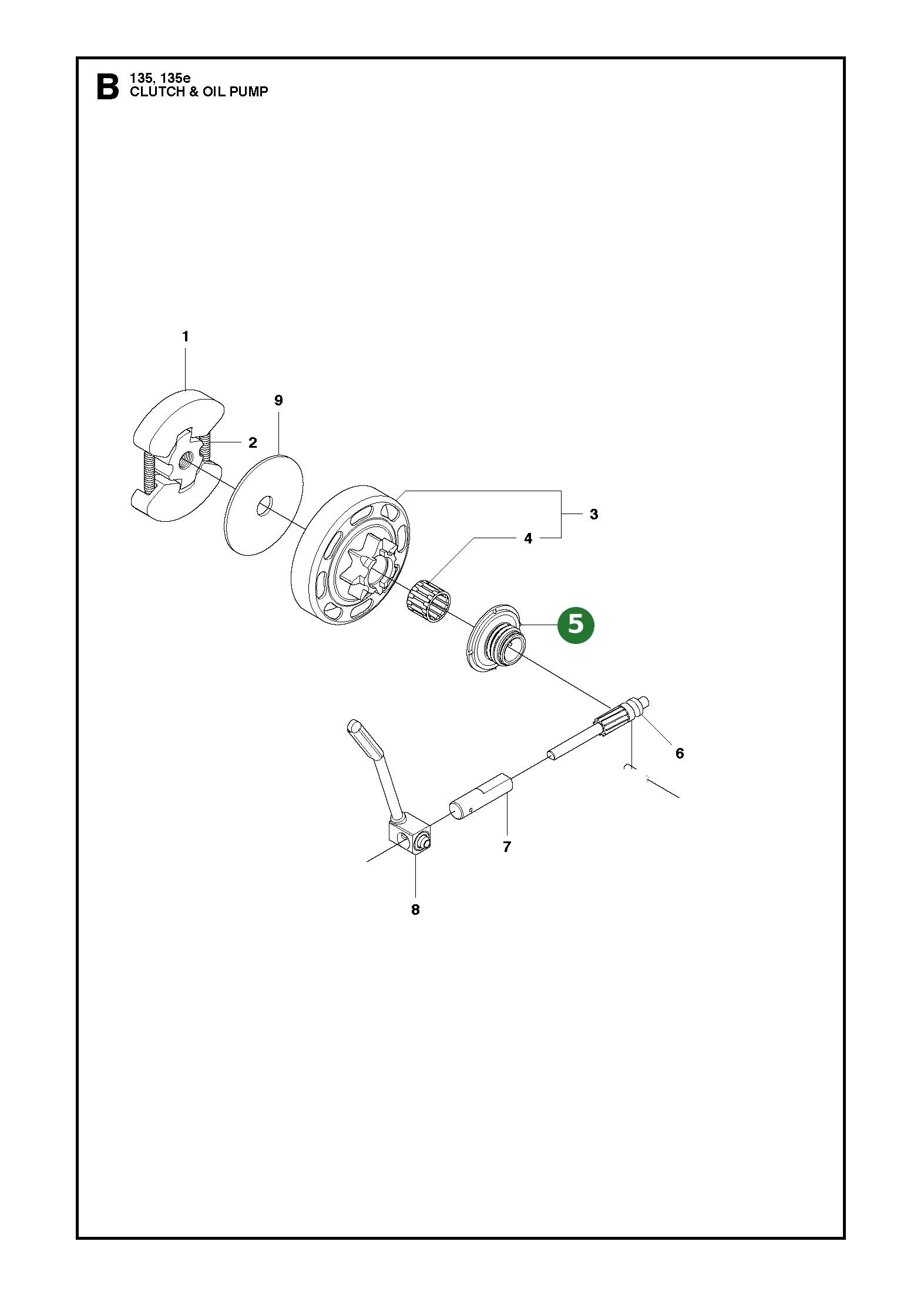 Schneckengetriebe f&uuml;r Husqvarna Motors&auml;gen 135,...